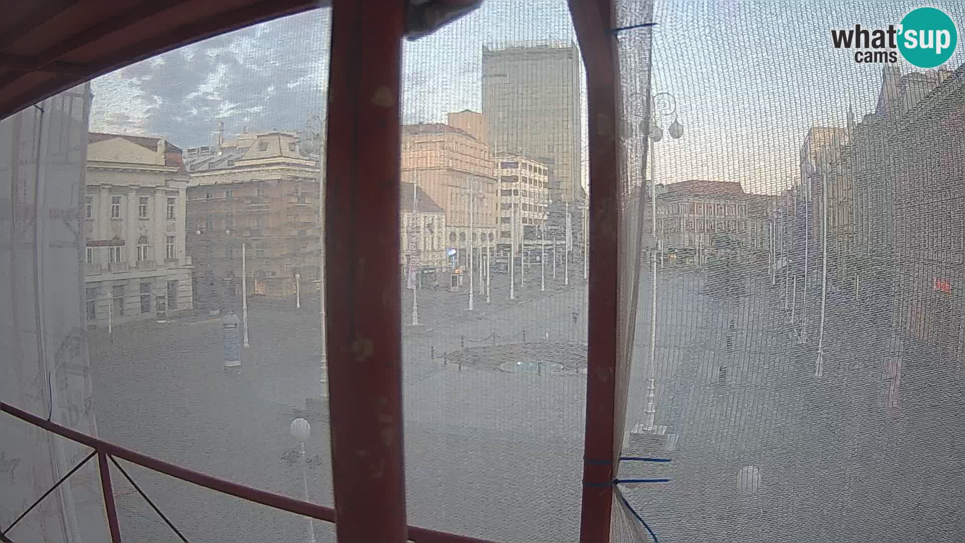 Zagreb camera en vivo plaza Bana Jelačić