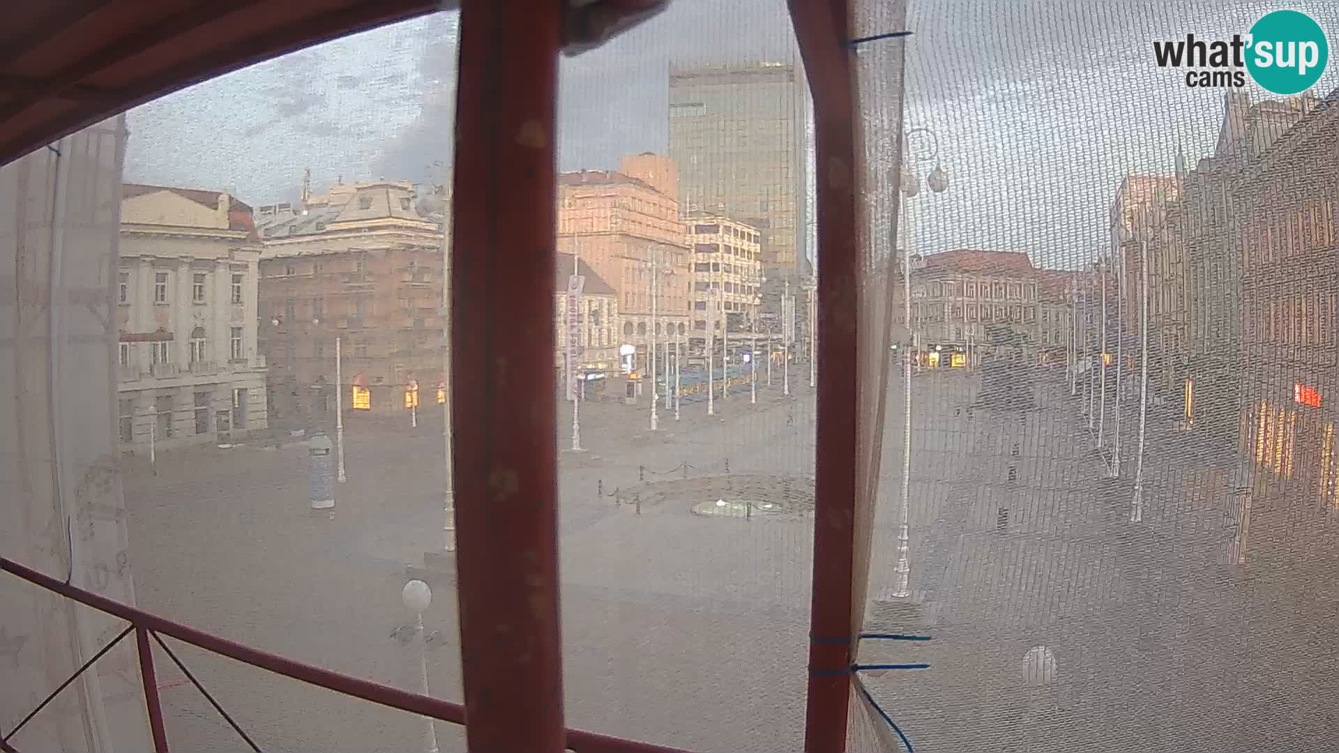 Zagreb Live Webcam Platz Bana Jelačić