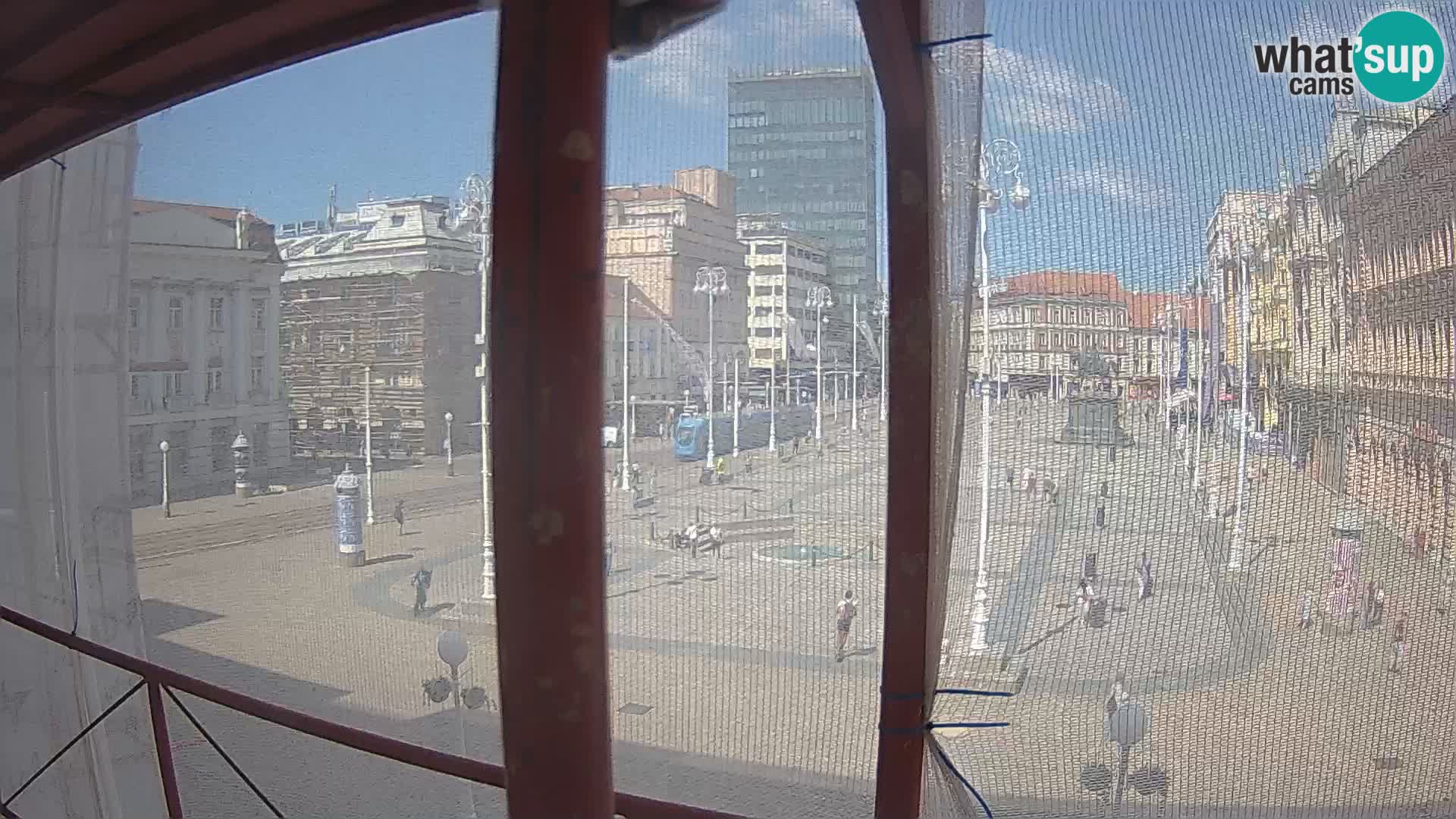 Zagreb camera en vivo plaza Bana Jelačić