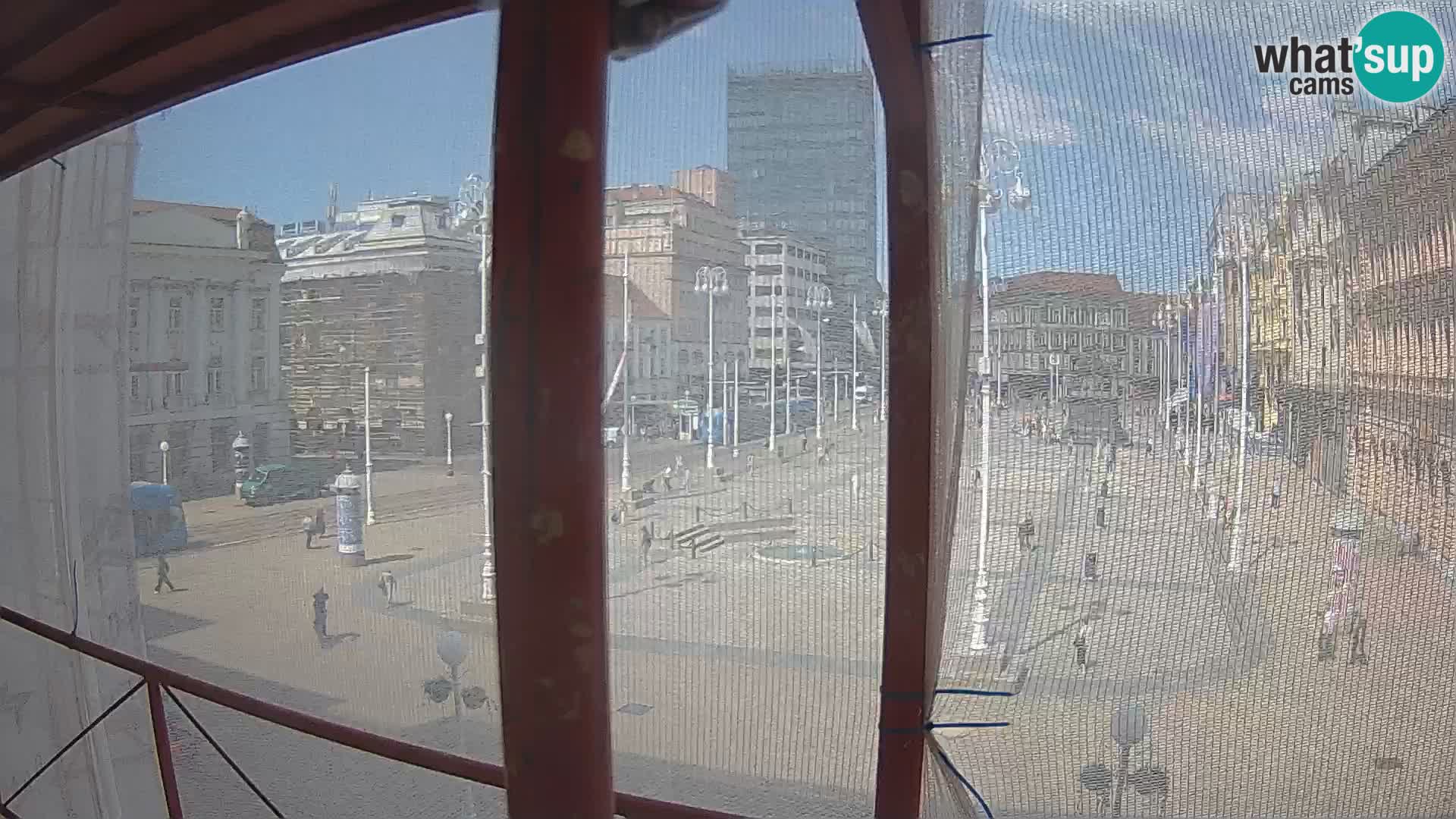 Zagreb camera en vivo plaza Bana Jelačić