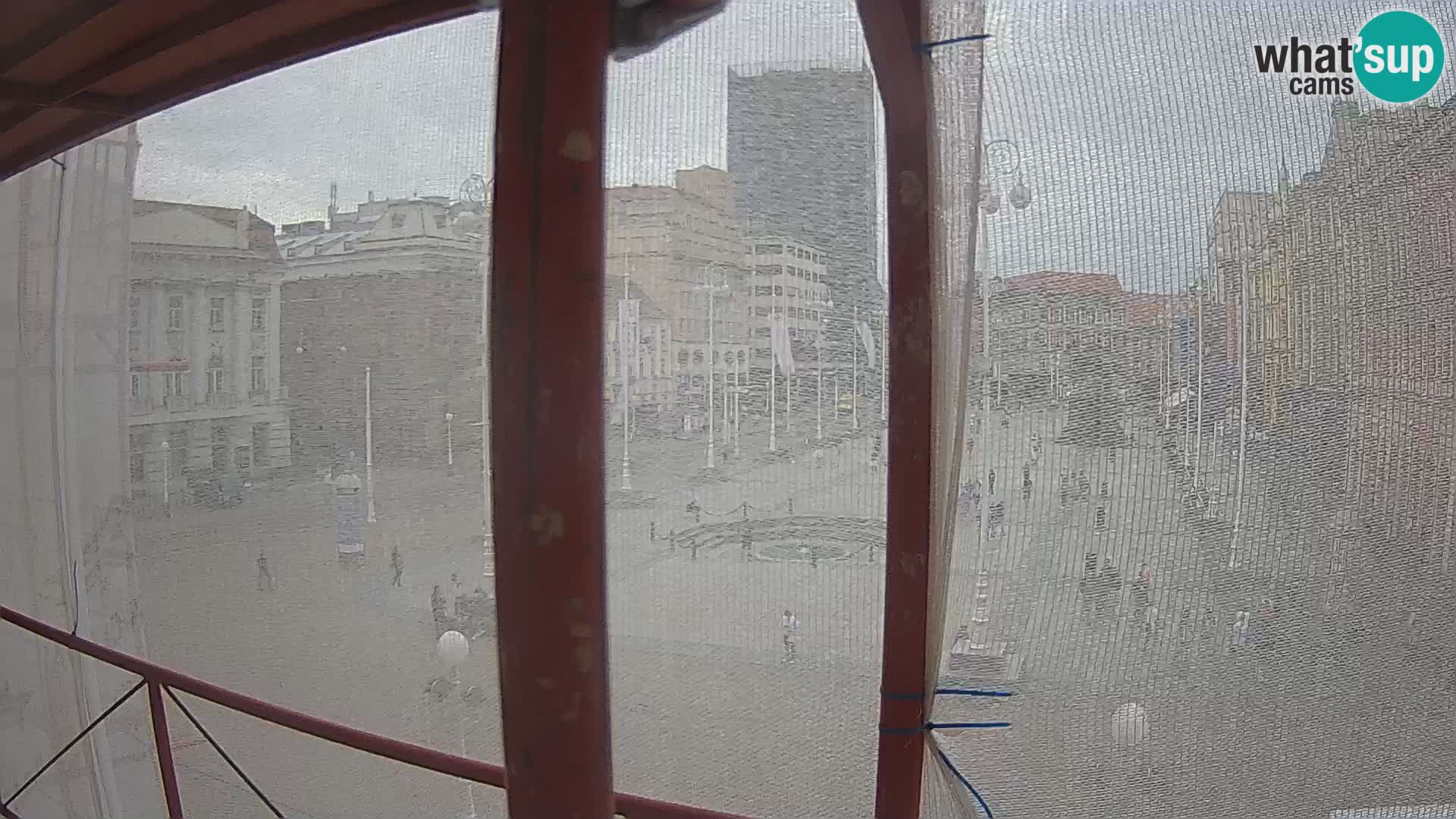 Zagreb Live Webcam Platz Bana Jelačić