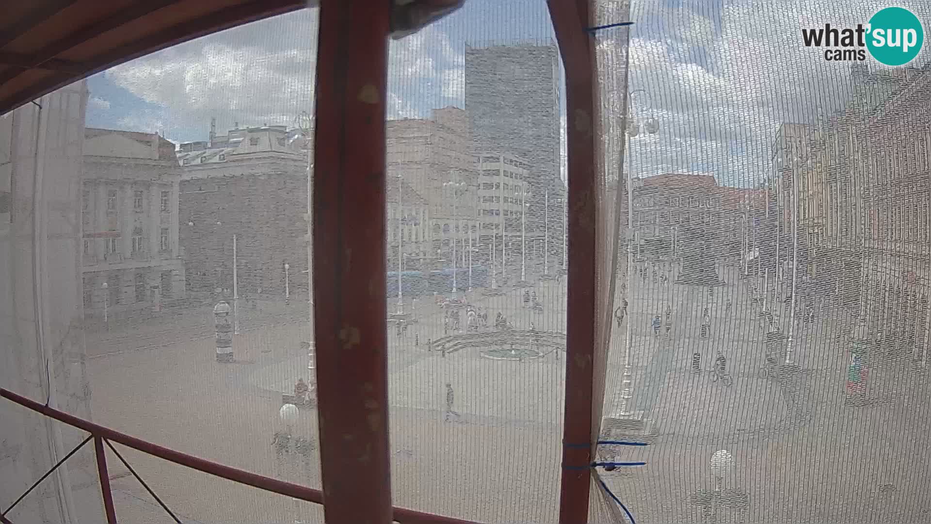 Zagreb camera en vivo plaza Bana Jelačić