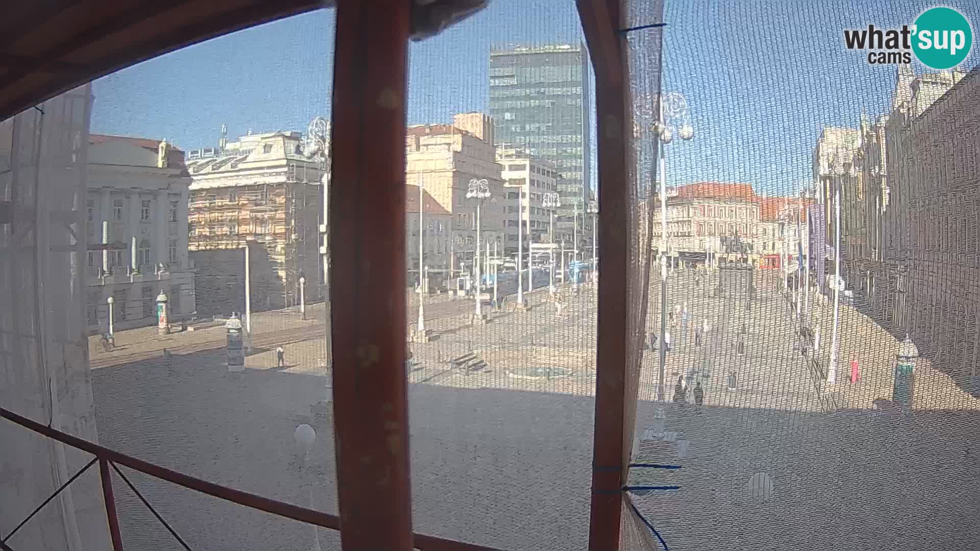 Zagreb camera en vivo plaza Bana Jelačić