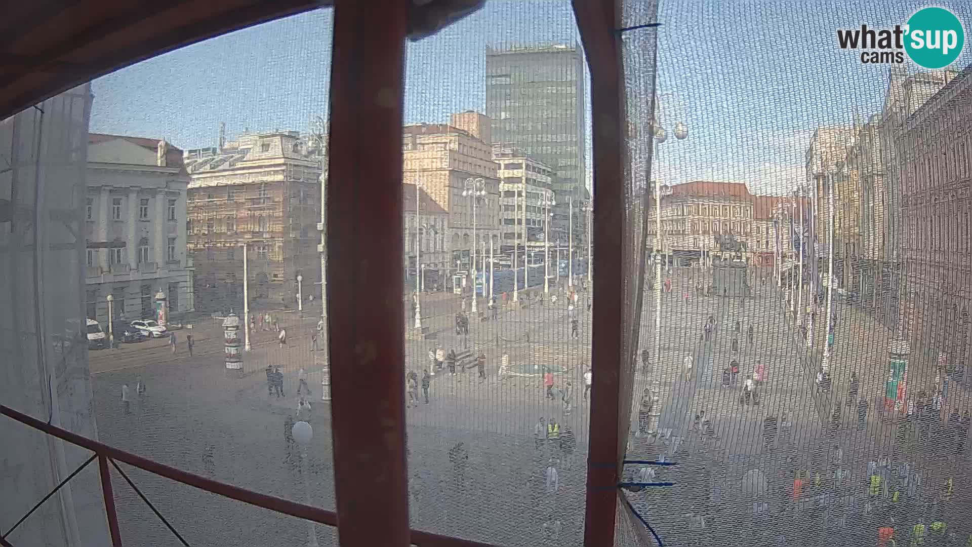 Zagreb Live Webcam Platz Bana Jelačić