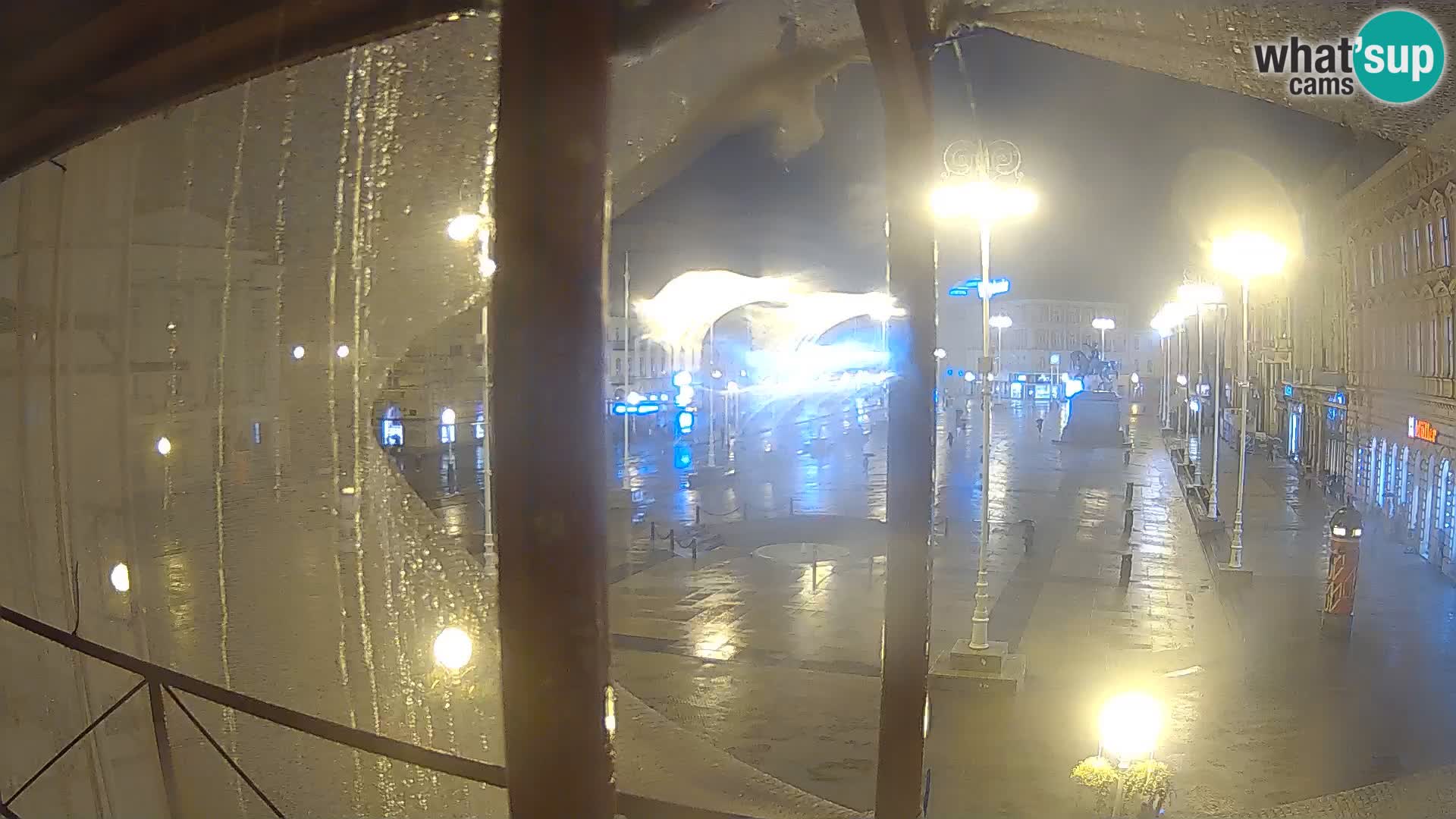 Zagreb camera en vivo plaza Bana Jelačić