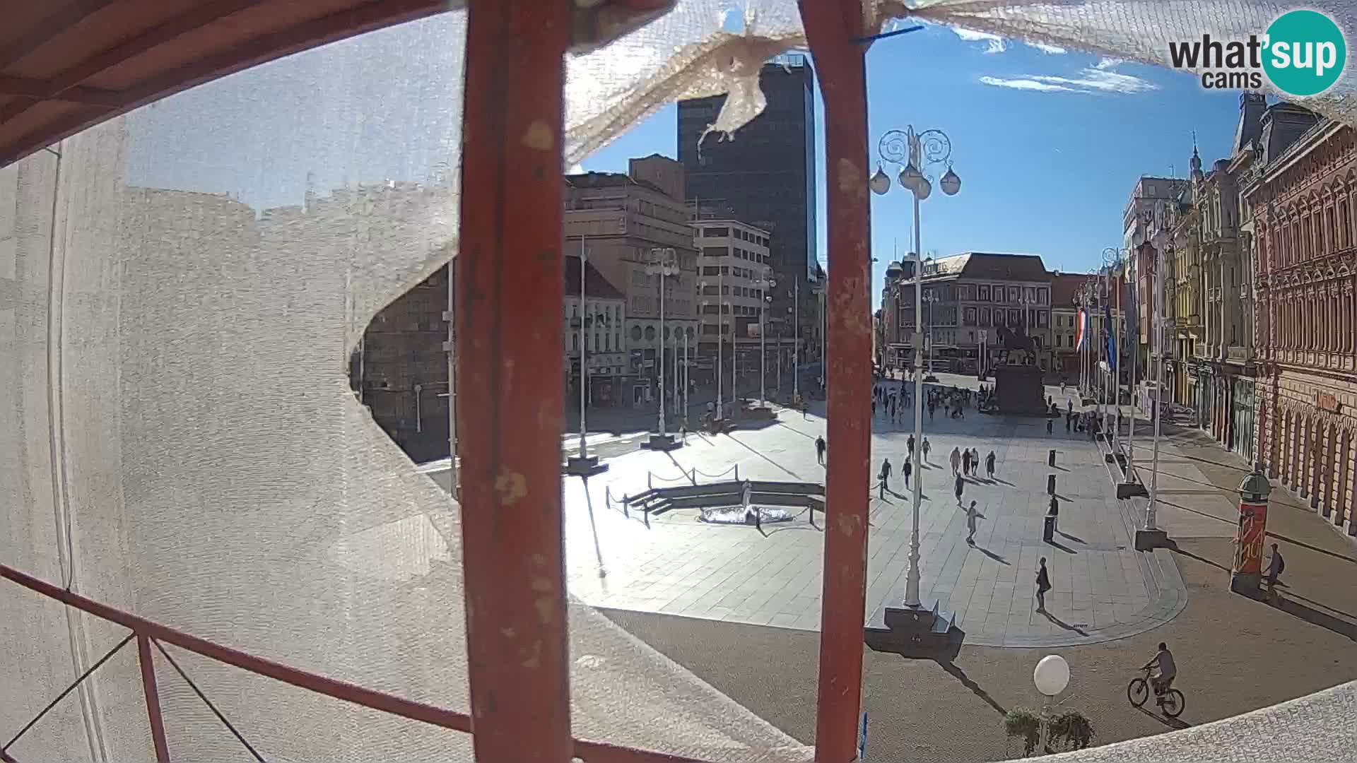 Zagabria Live Webcam piazza Bana Jelačić