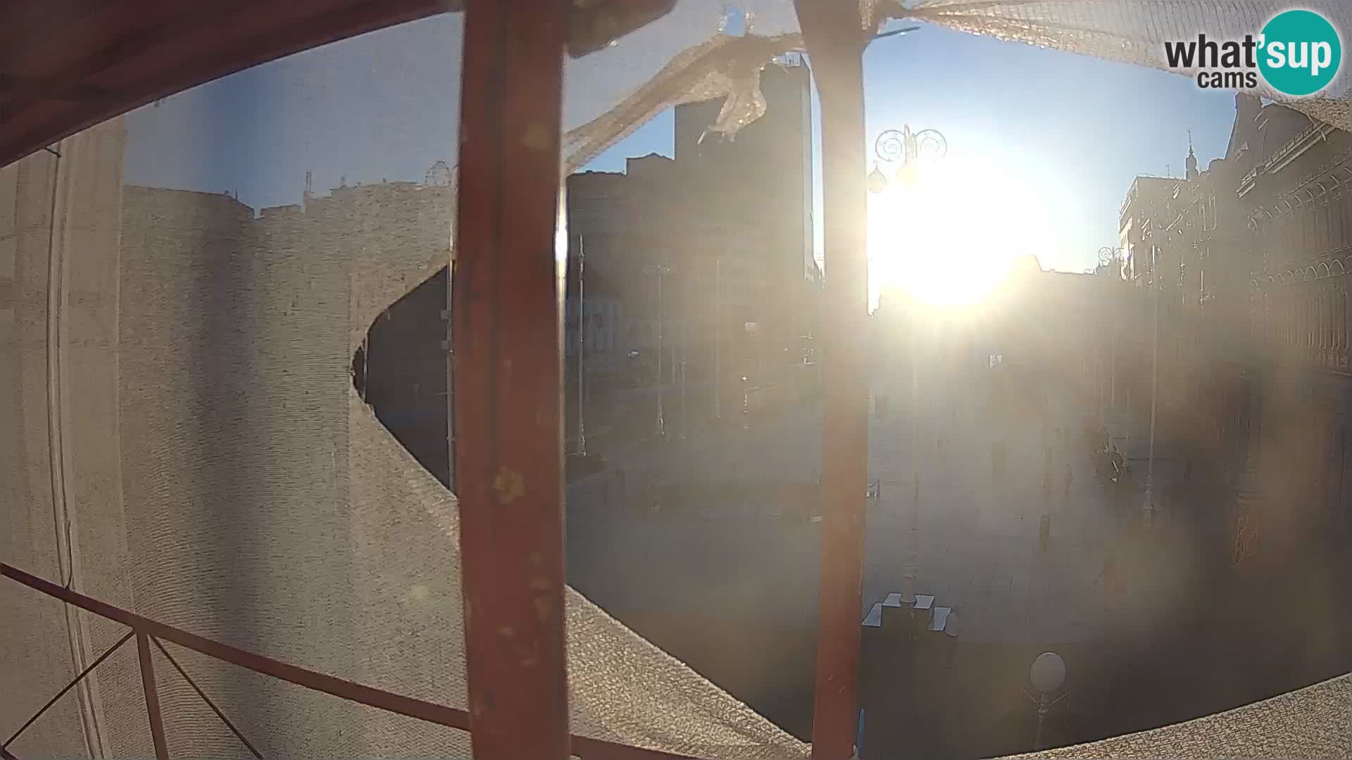 Zagreb Live Webcam Platz Bana Jelačić