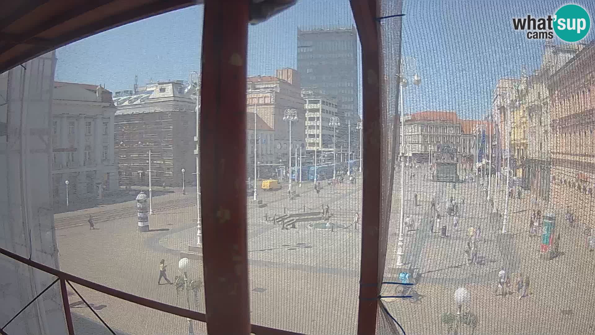 Zagreb Live Webcam Platz Bana Jelačić
