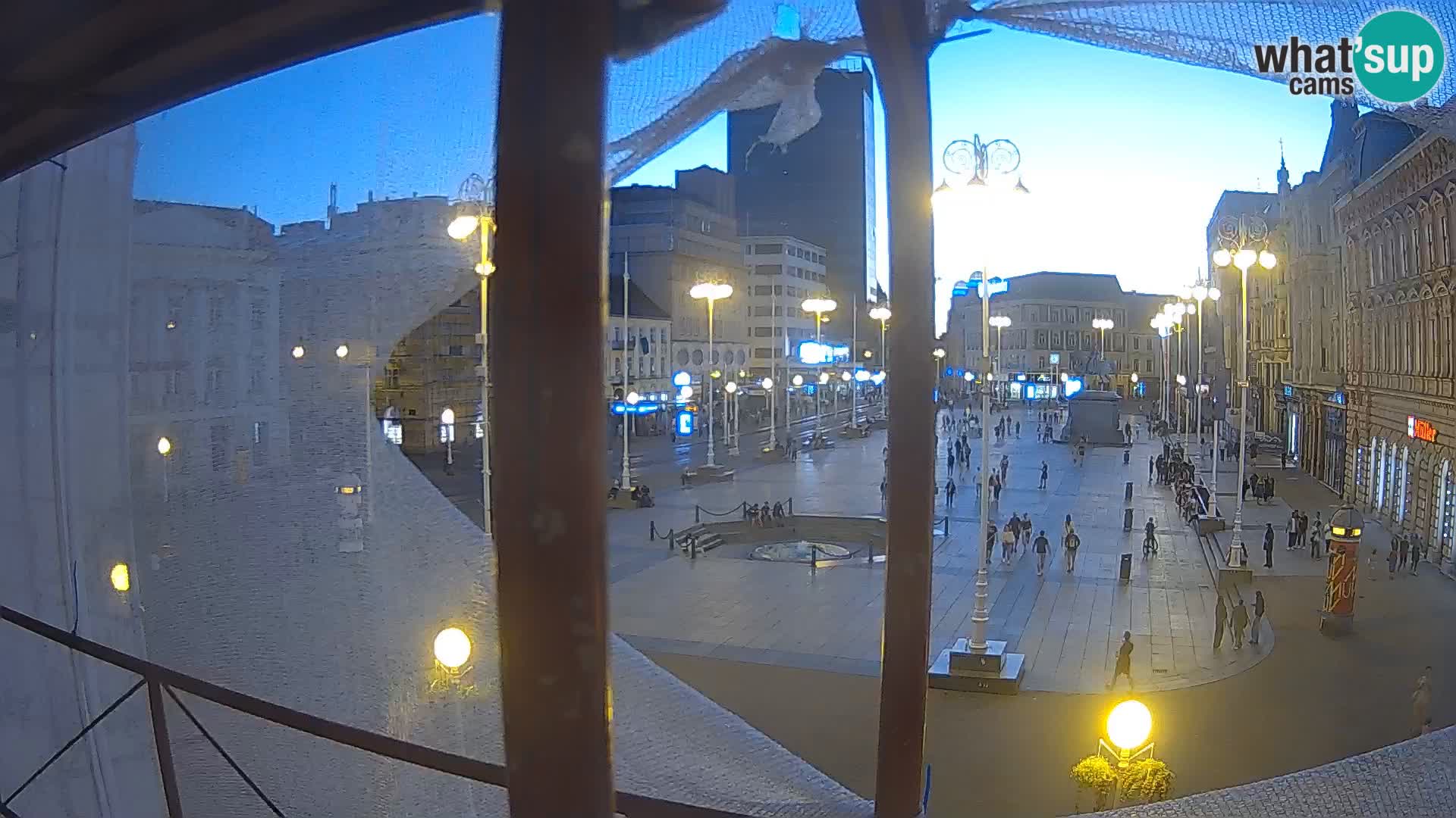 Zagreb Live Webcam Platz Bana Jelačić