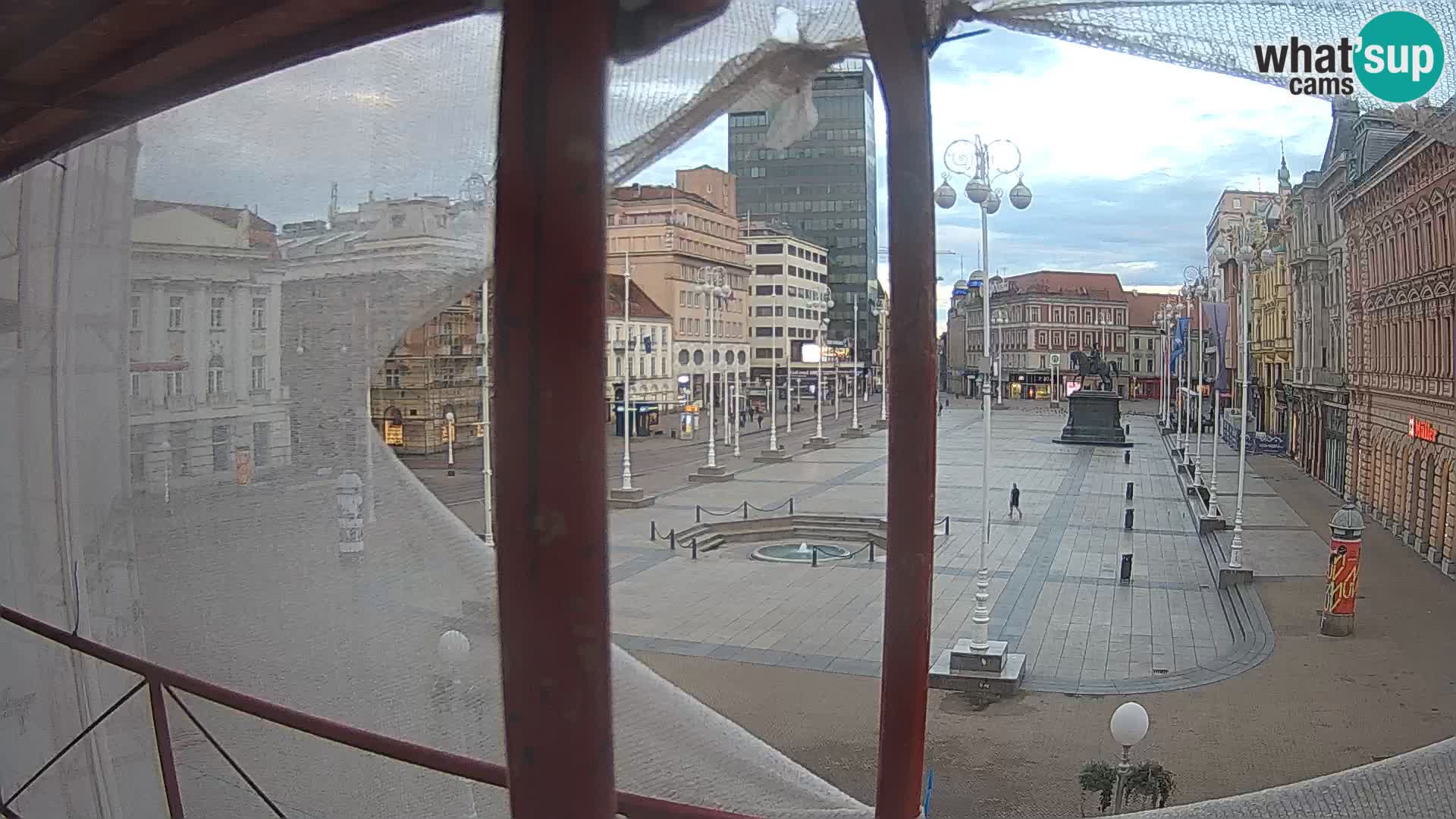 Zagreb Live Webcam Platz Bana Jelačić