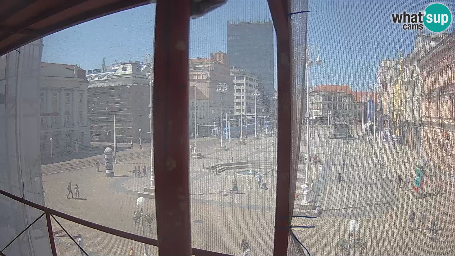 Zagreb Live Webcam Platz Bana Jelačić