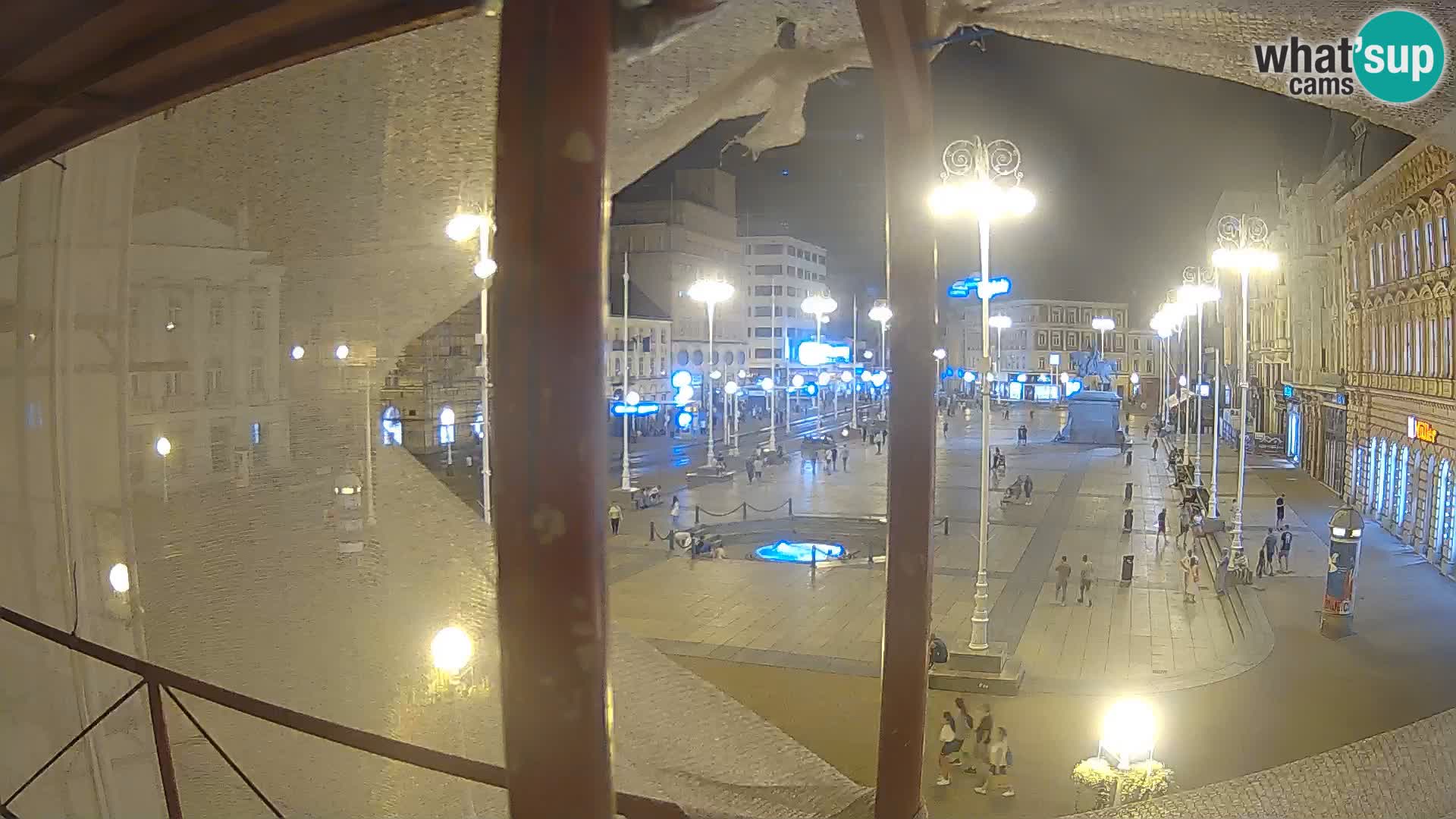 Zagreb camera en vivo plaza Bana Jelačić