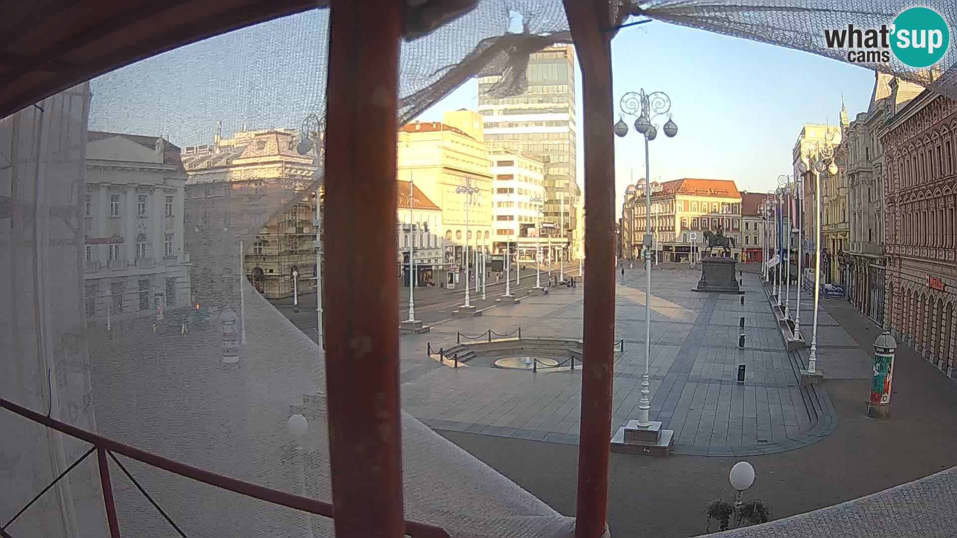 Zagreb Live Webcam Platz Bana Jelačić