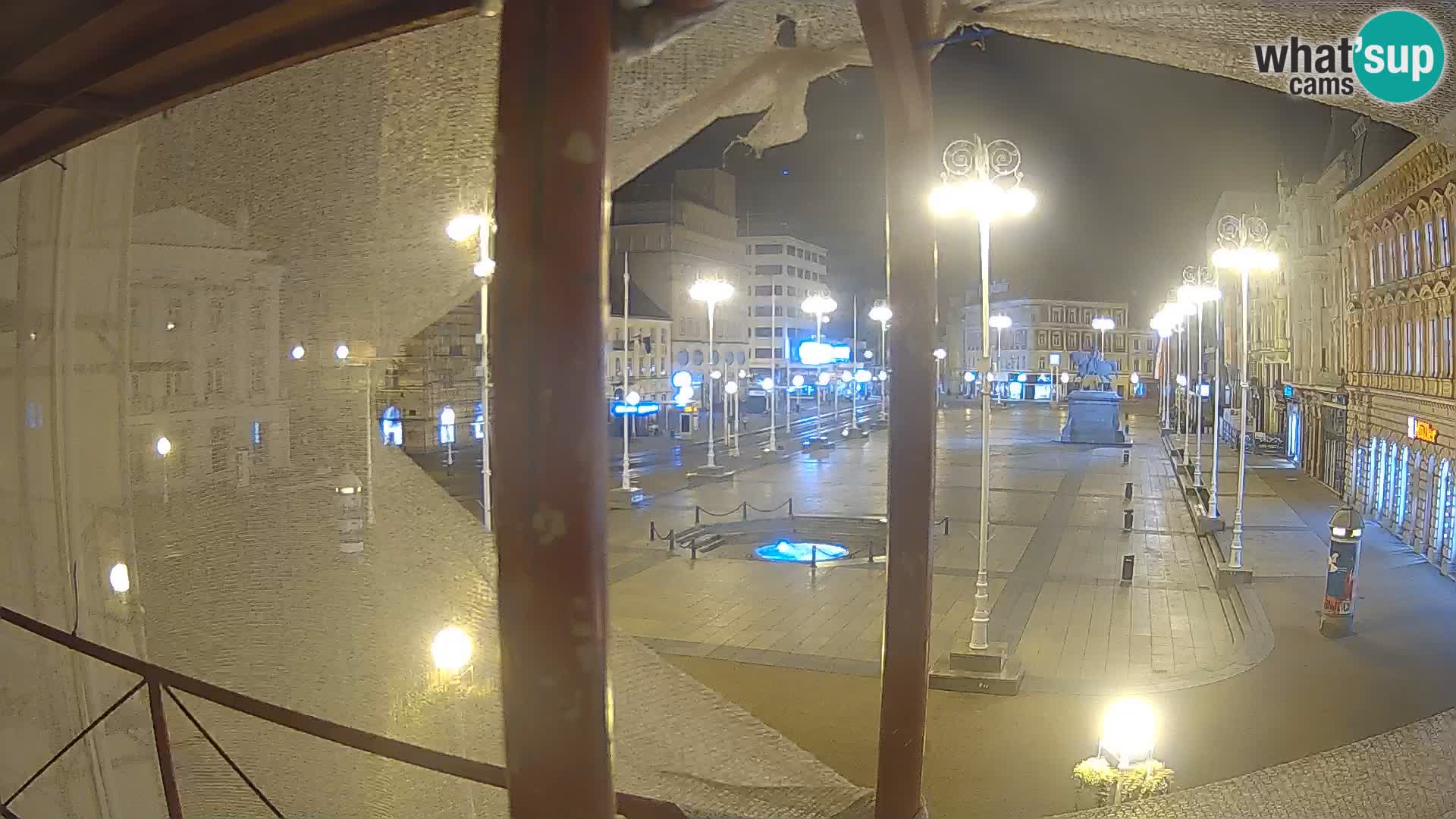 Zagreb Live Webcam Platz Bana Jelačić