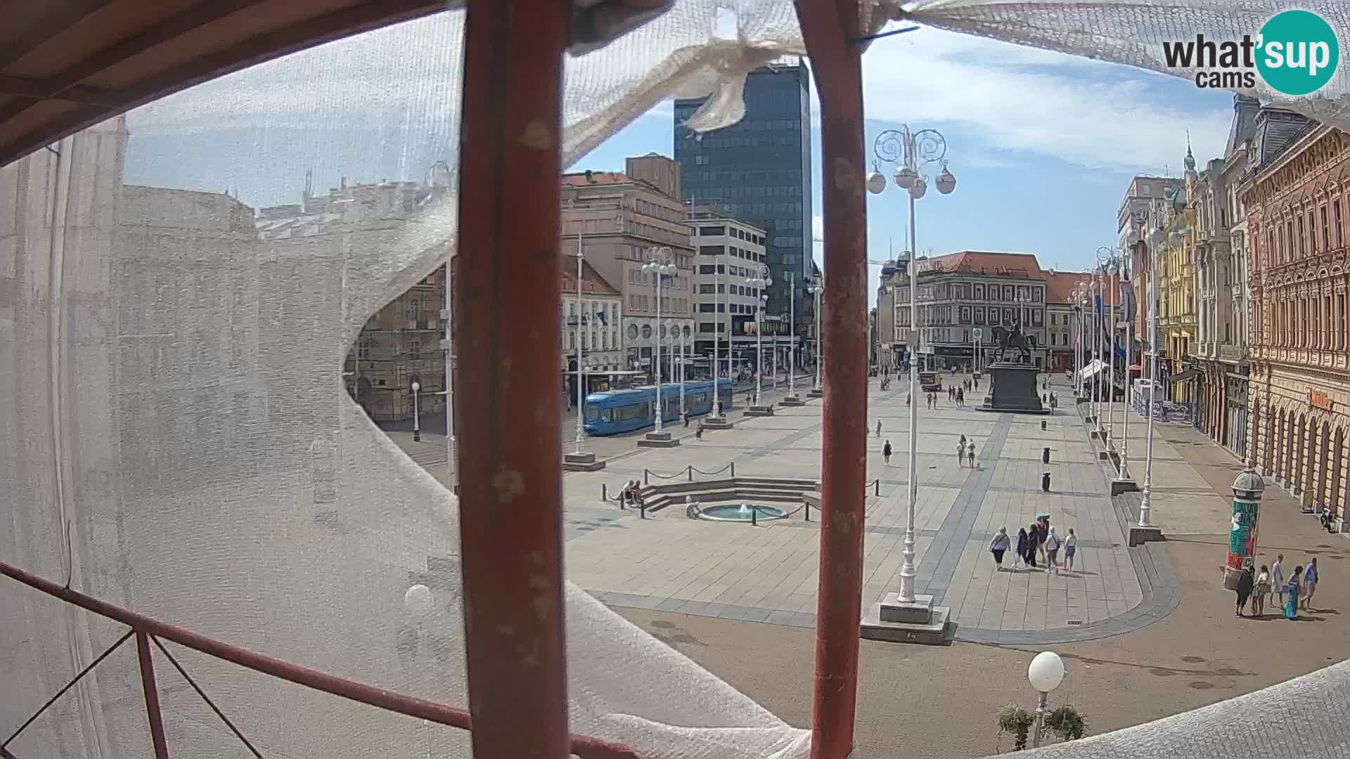 Zagreb Live Webcam Platz Bana Jelačić