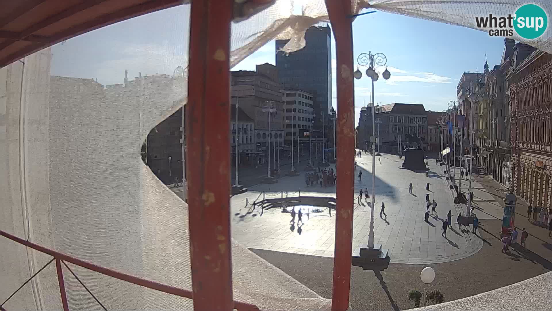 Zagabria Live Webcam piazza Bana Jelačić