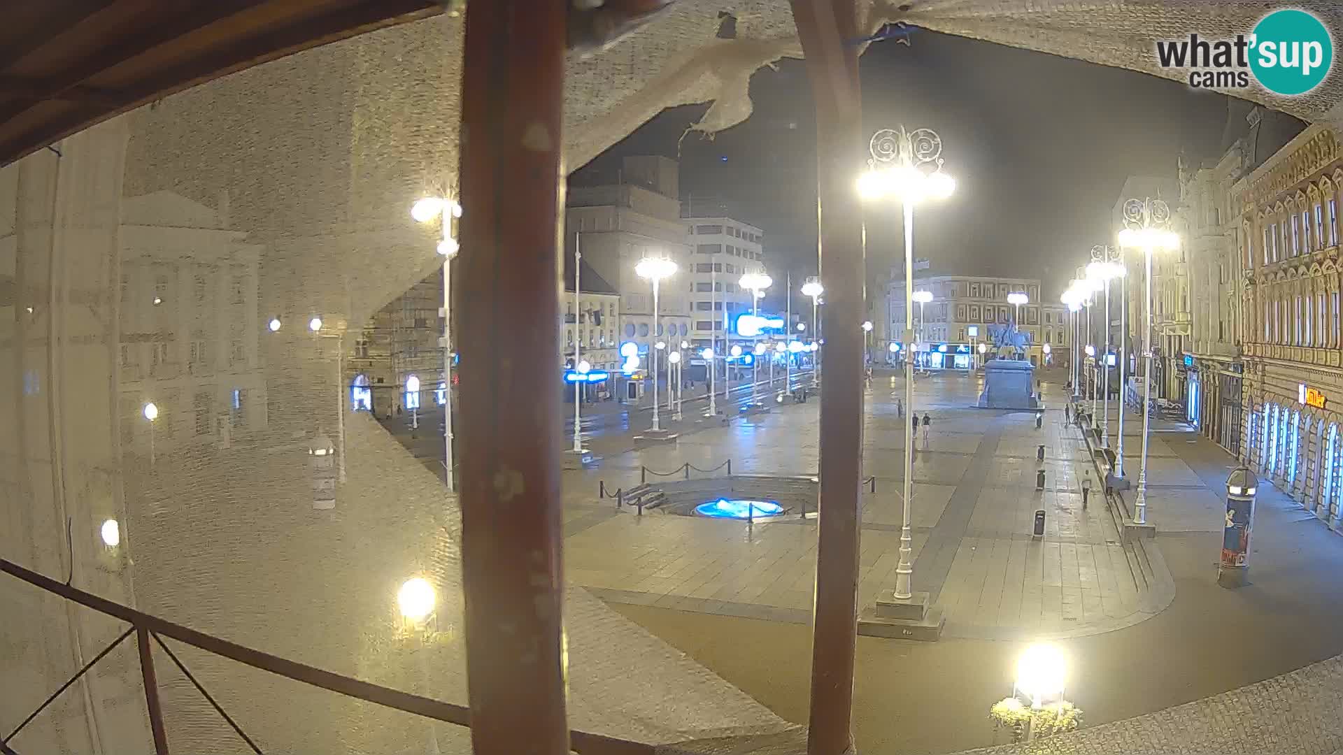 Zagreb Live Webcam Platz Bana Jelačić
