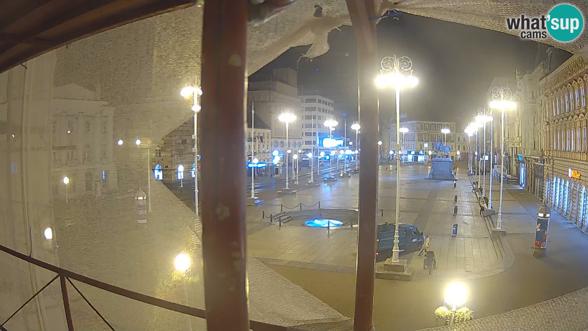 Zagreb web kamera trg Bana Jelačića