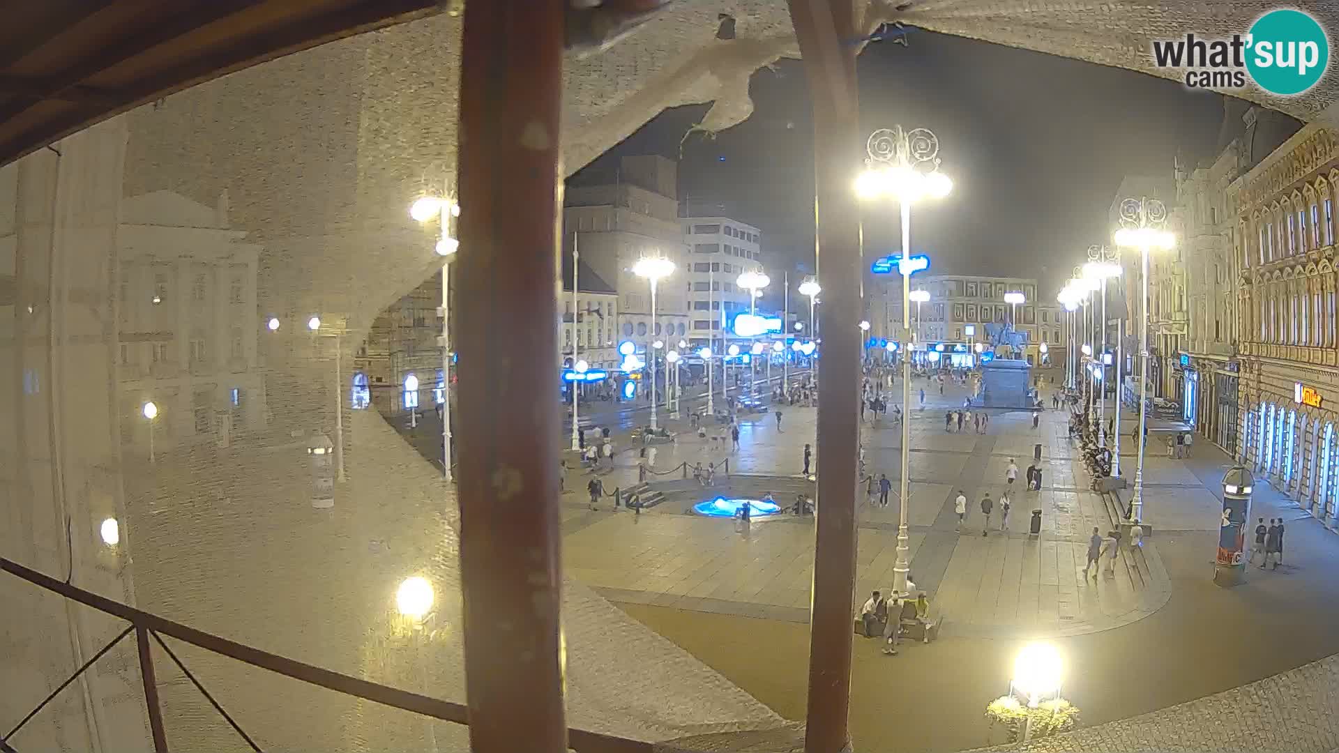 Zagabria Live Webcam piazza Bana Jelačić
