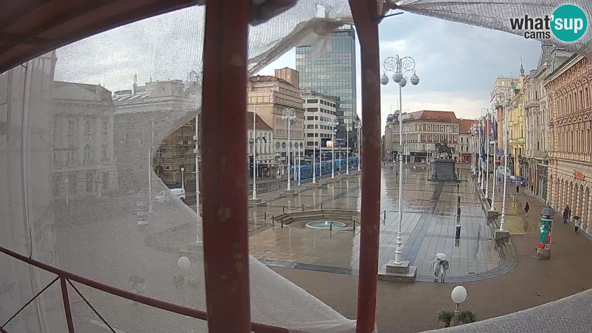 Zagreb Live Webcam Platz Bana Jelačić