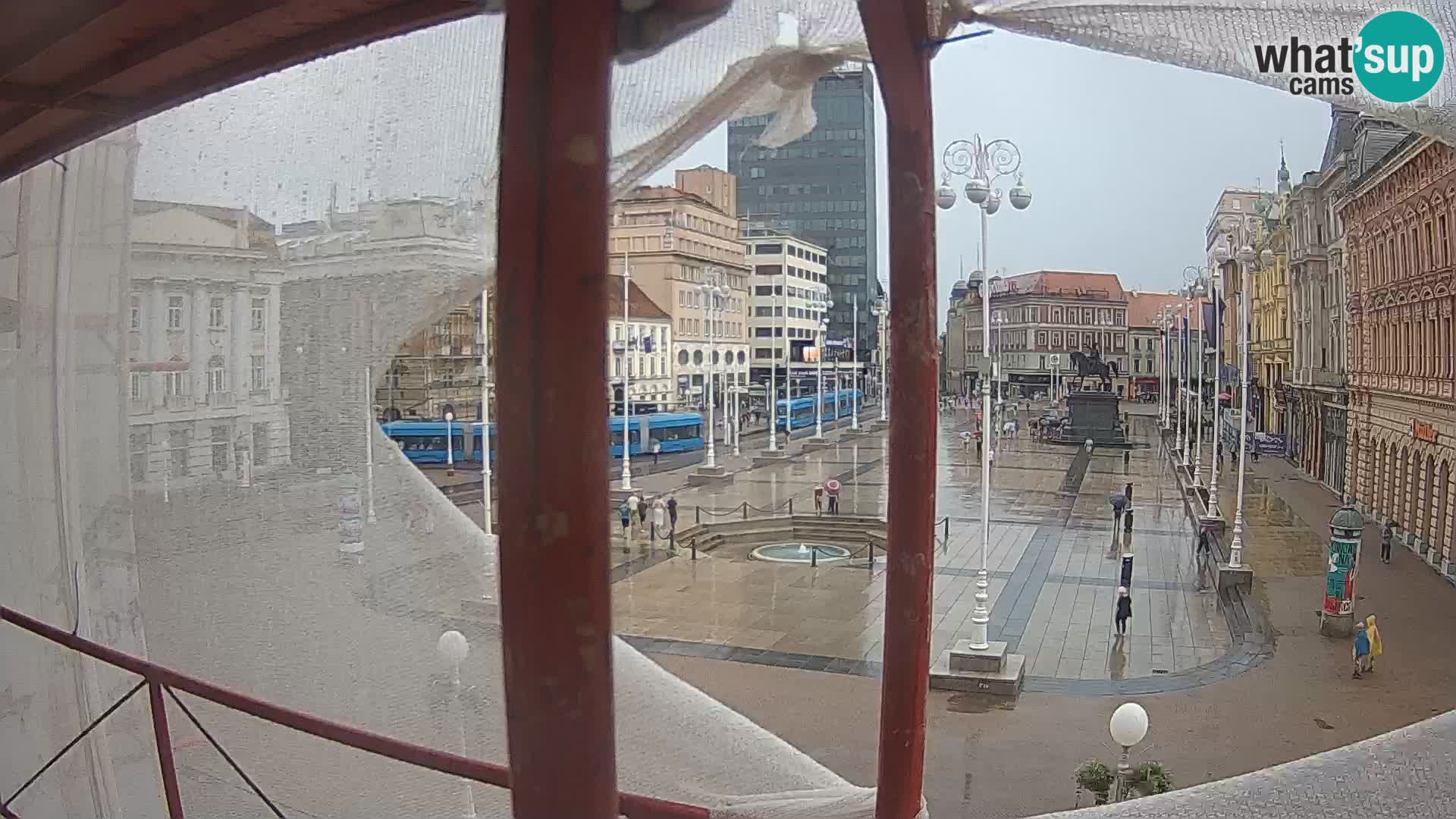 Zagabria Live Webcam piazza Bana Jelačić