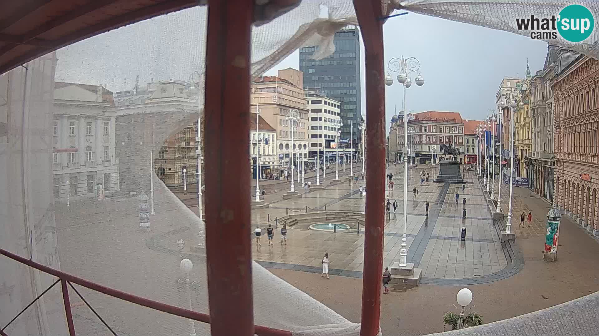 Zagabria Live Webcam piazza Bana Jelačić