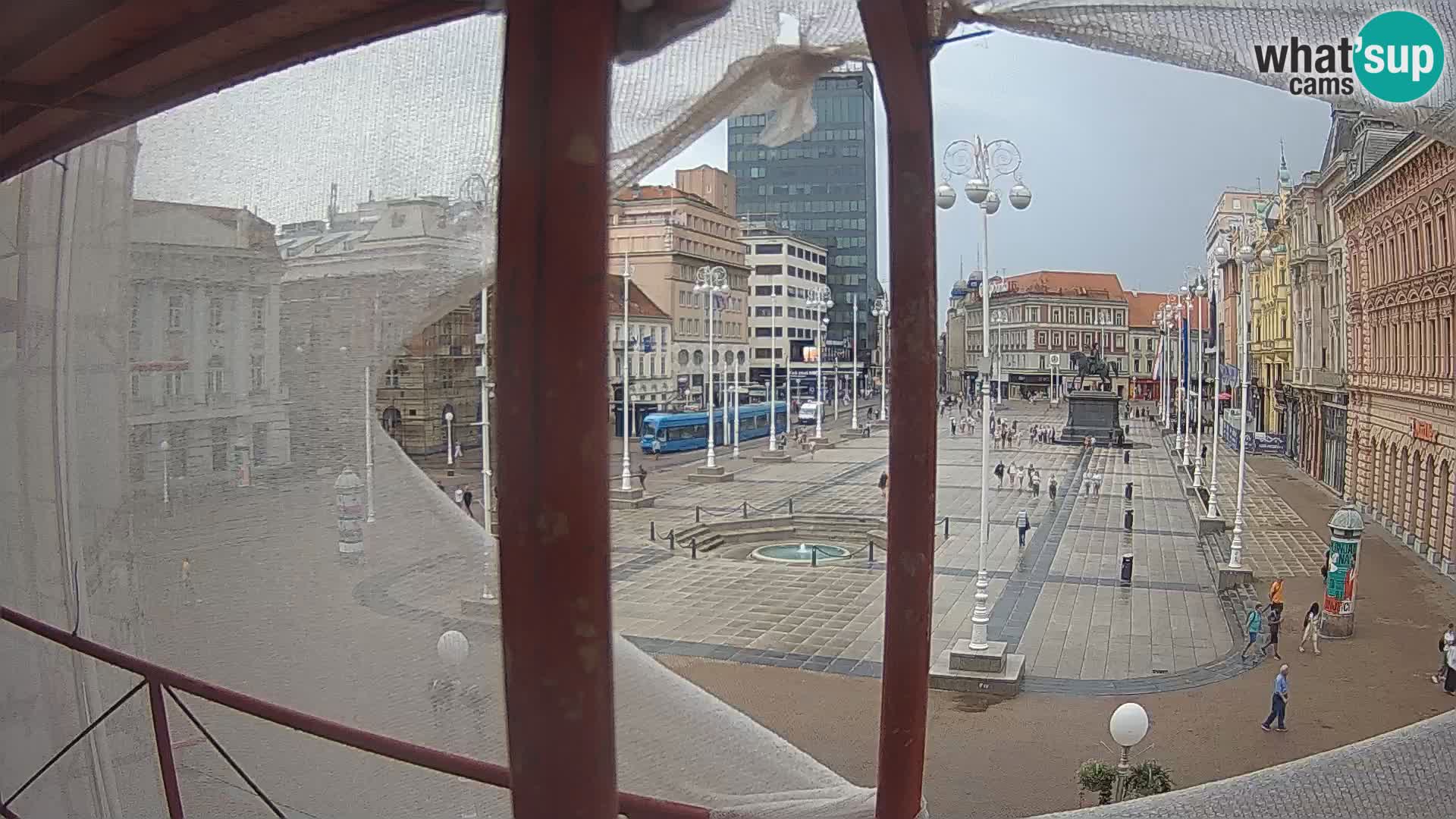 Zagabria Live Webcam piazza Bana Jelačić