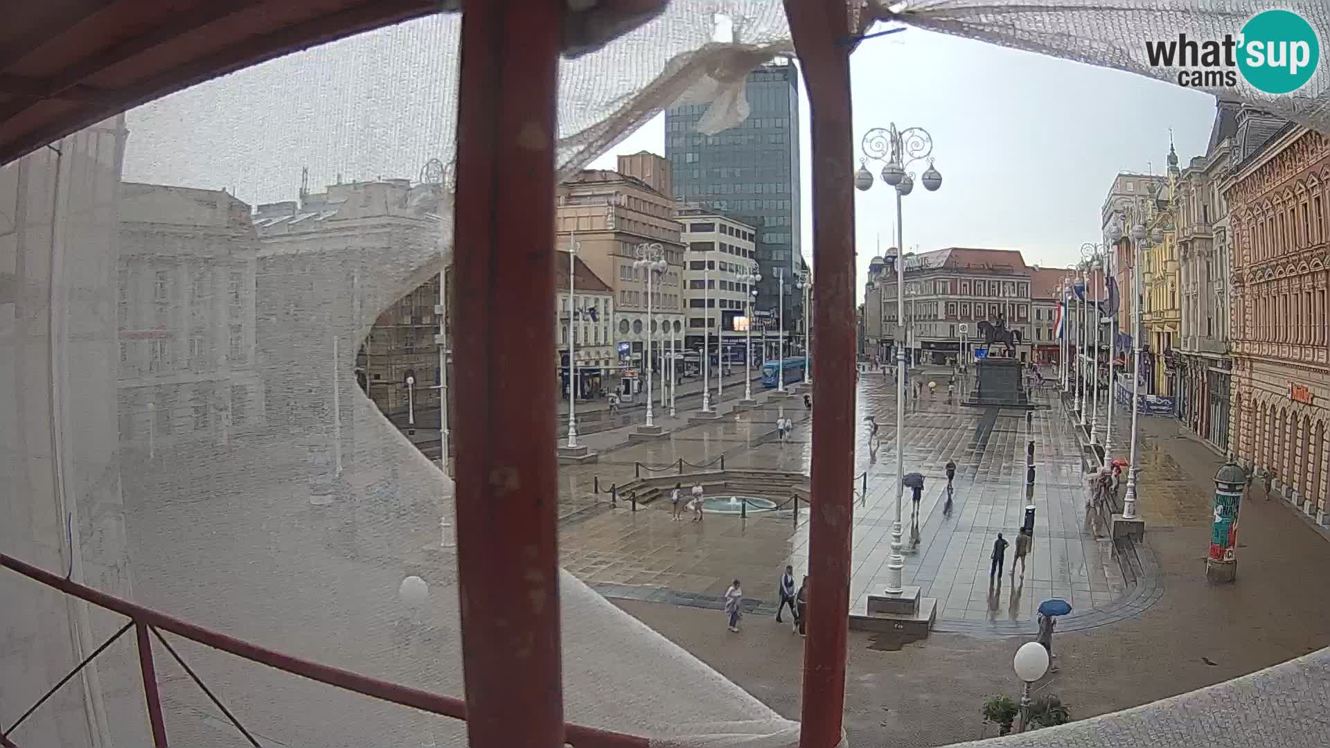 Zagabria Live Webcam piazza Bana Jelačić