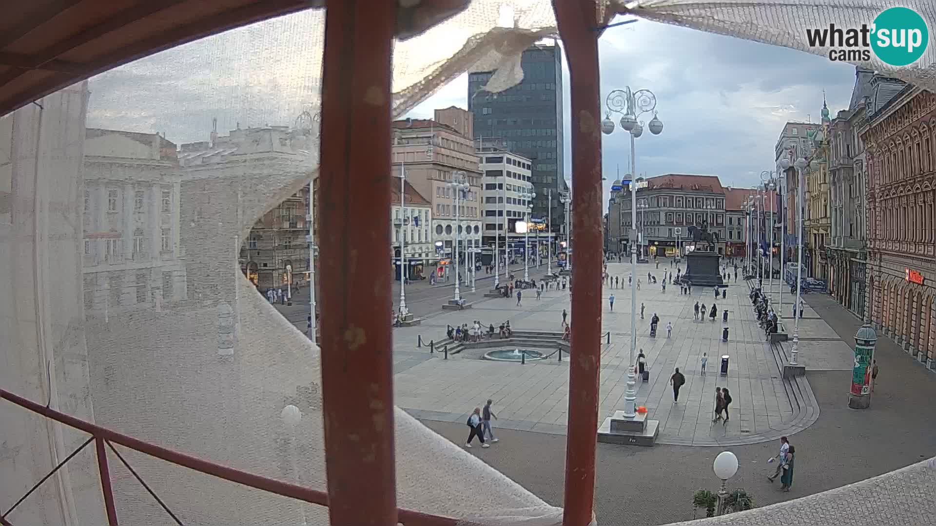 Zagabria Live Webcam piazza Bana Jelačić