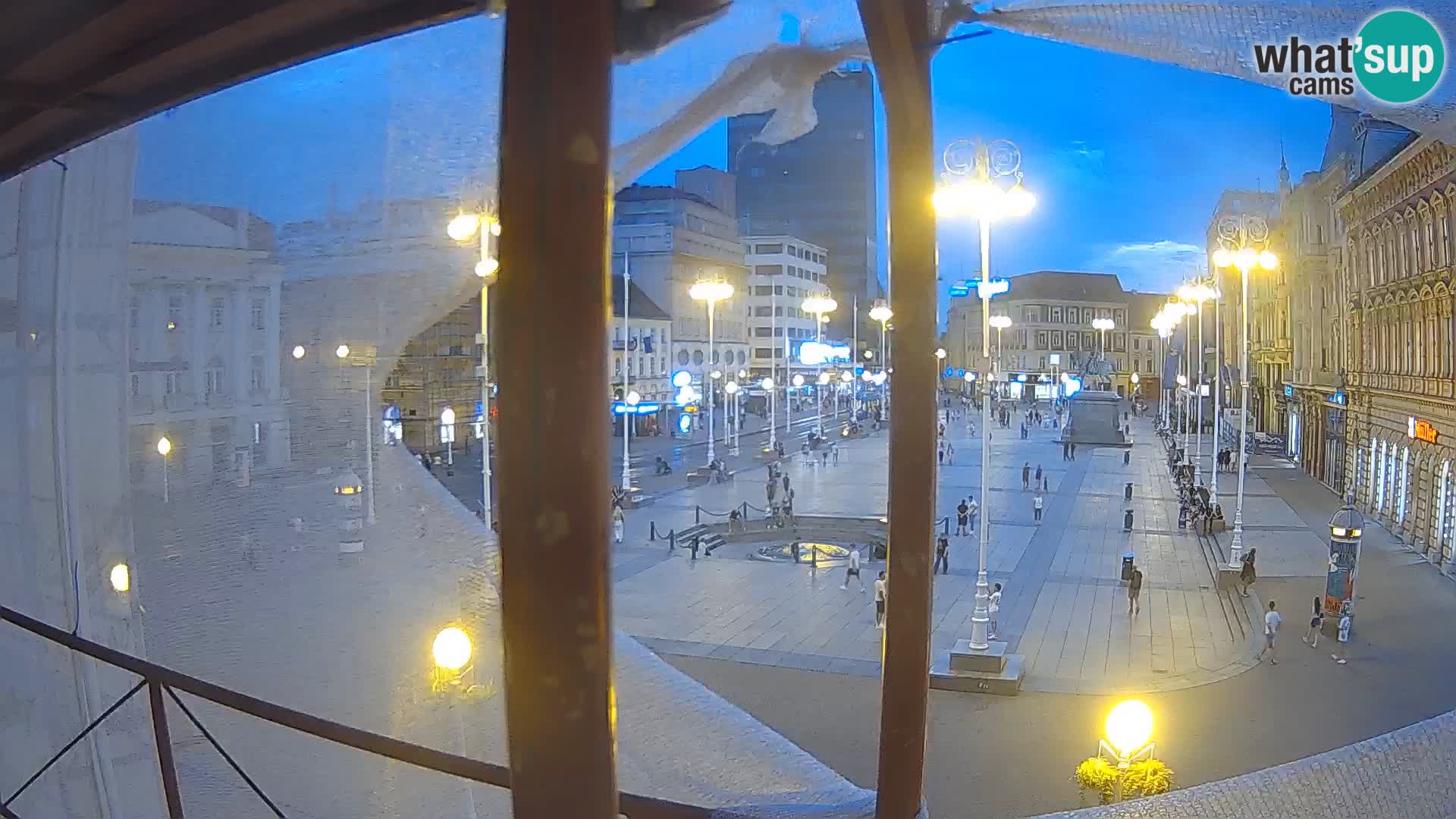 Zagreb camera en vivo plaza Bana Jelačić