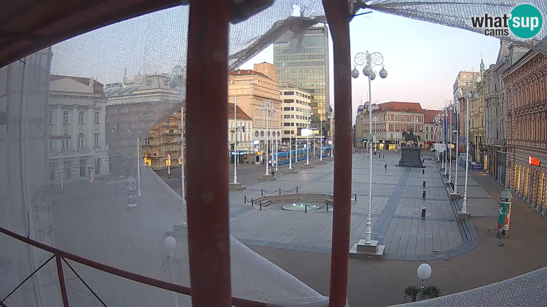 Zagreb camera en vivo plaza Bana Jelačić