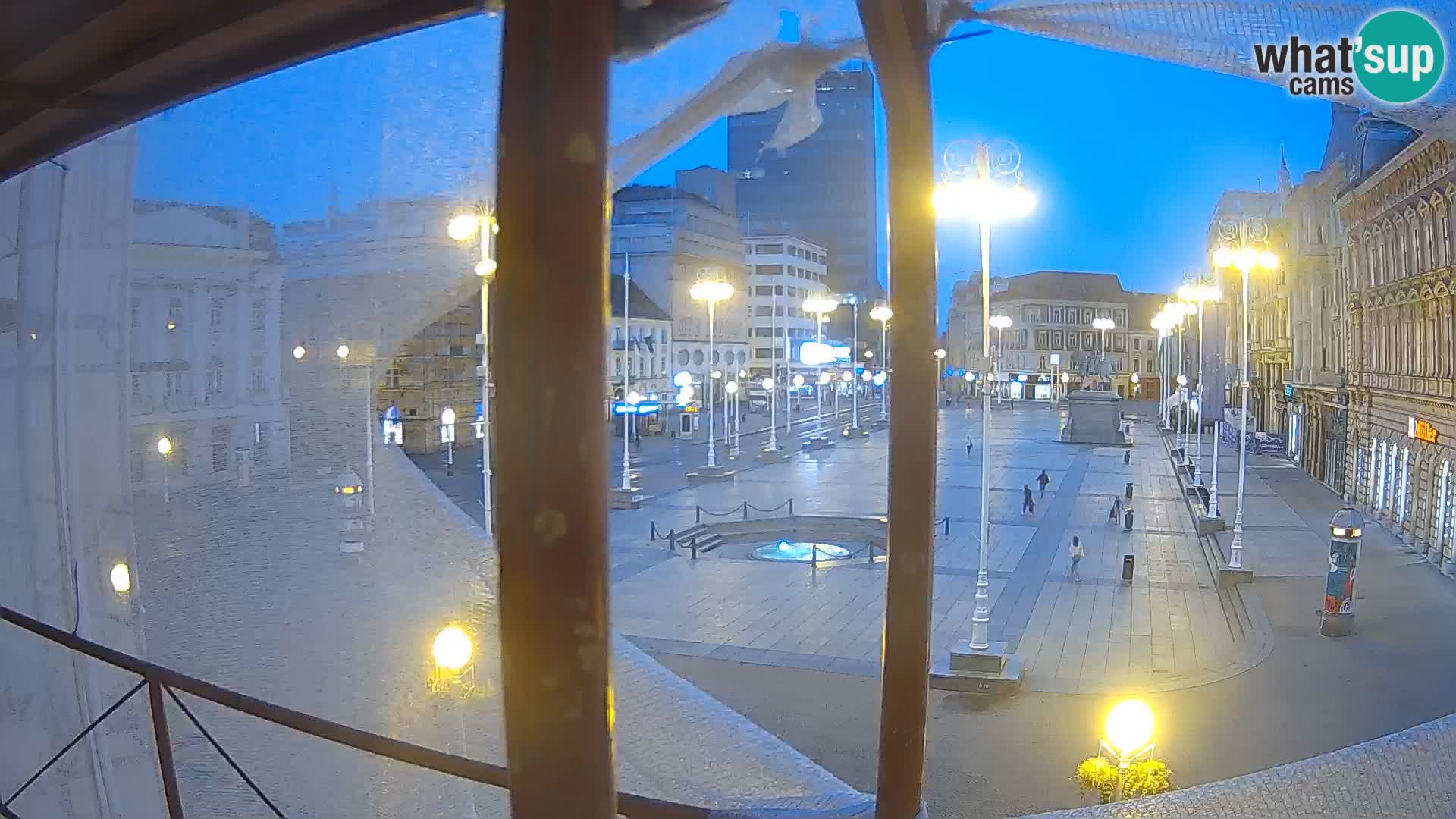 Zagreb camera en vivo plaza Bana Jelačić