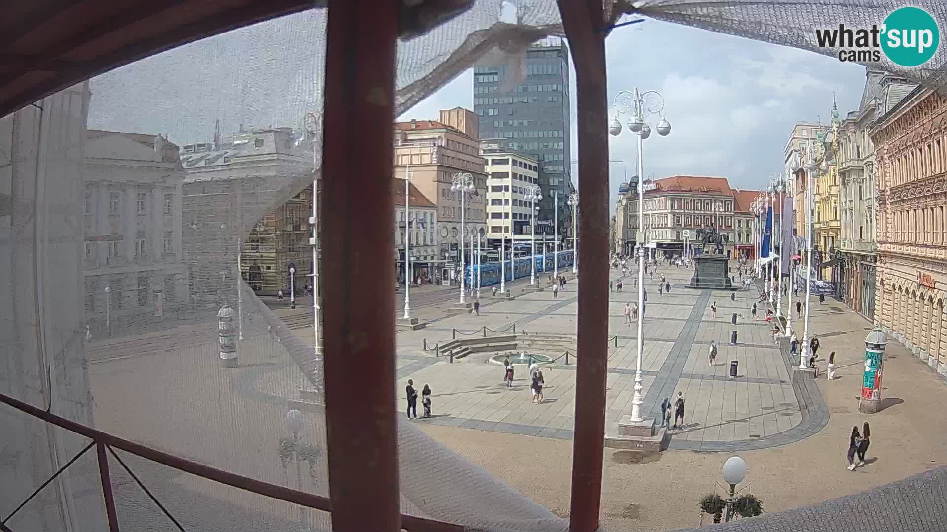 Zagreb Live Webcam Platz Bana Jelačić