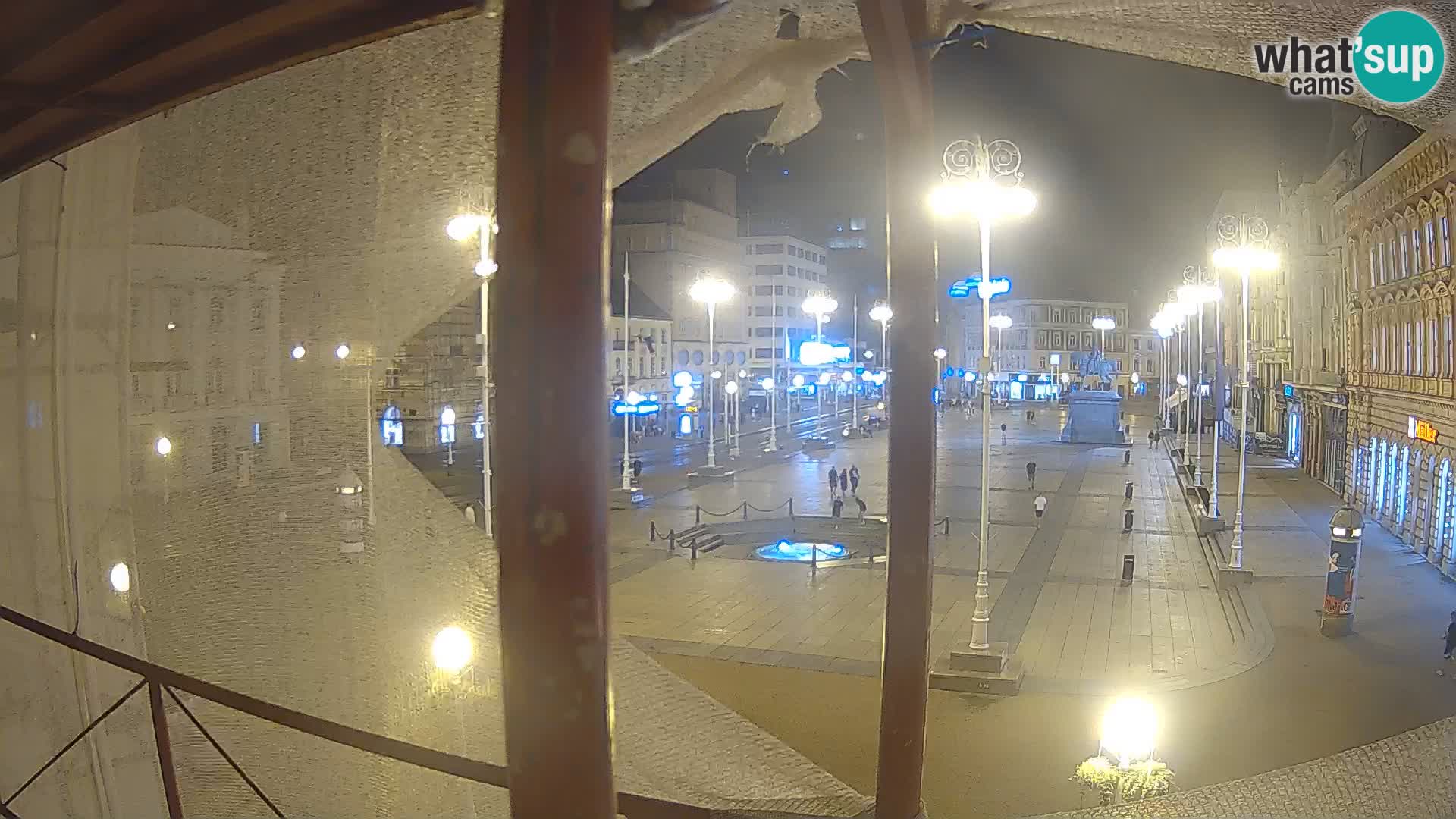 Zagabria Live Webcam piazza Bana Jelačić