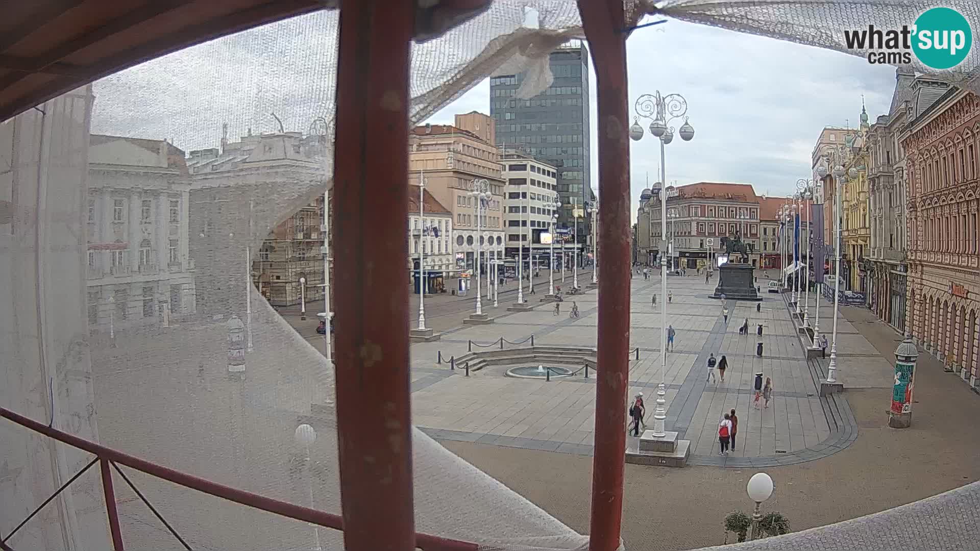 Zagreb camera en vivo plaza Bana Jelačić