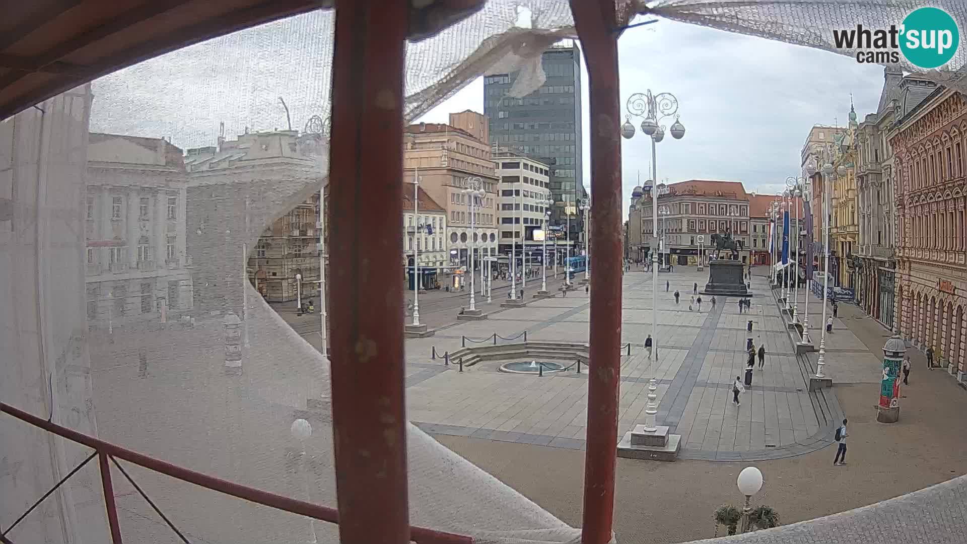 Zagabria Live Webcam piazza Bana Jelačić