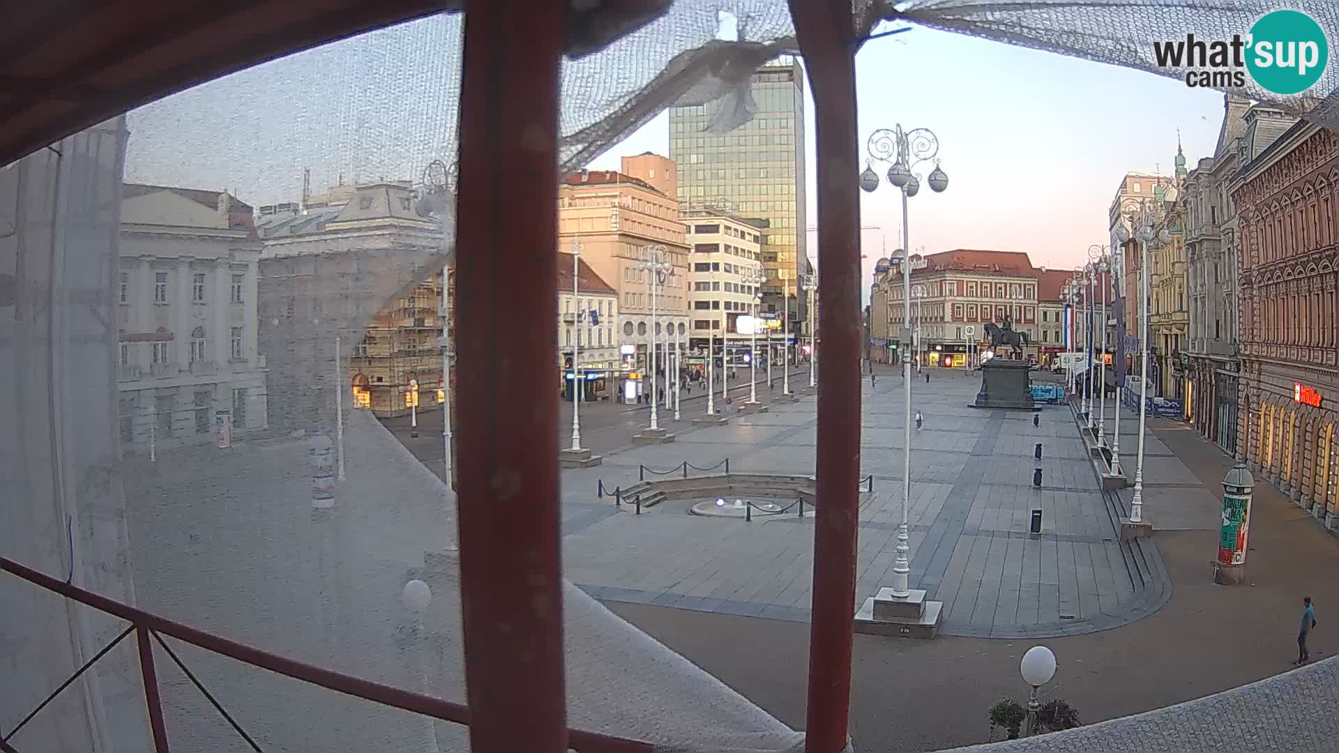 Zagreb Live Webcam Platz Bana Jelačić