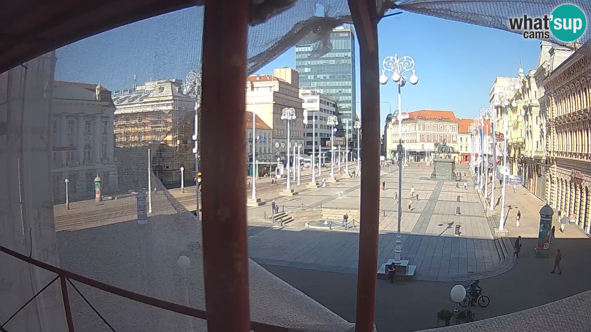 Zagabria Live Webcam piazza Bana Jelačić
