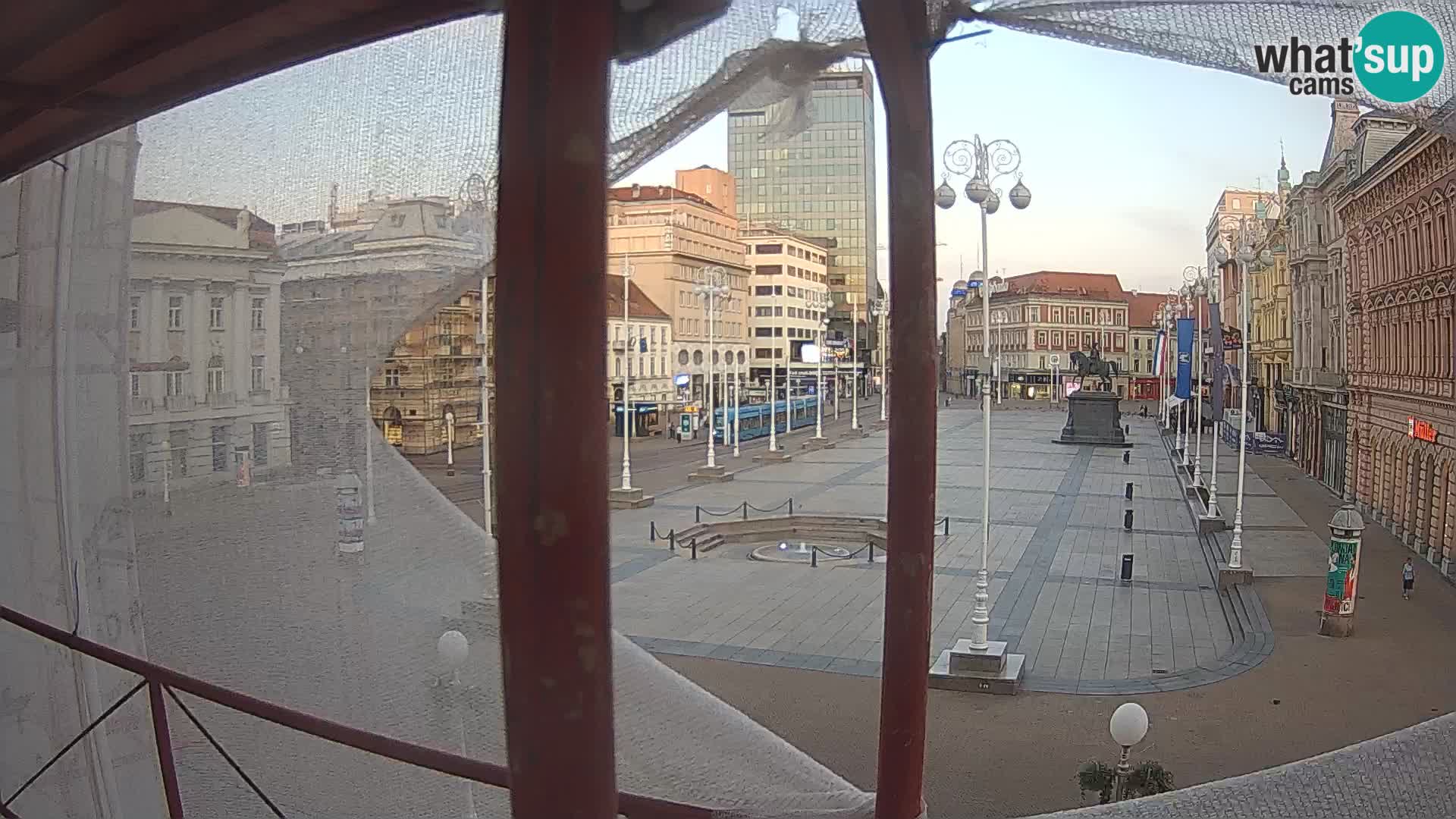 Zagabria Live Webcam piazza Bana Jelačić