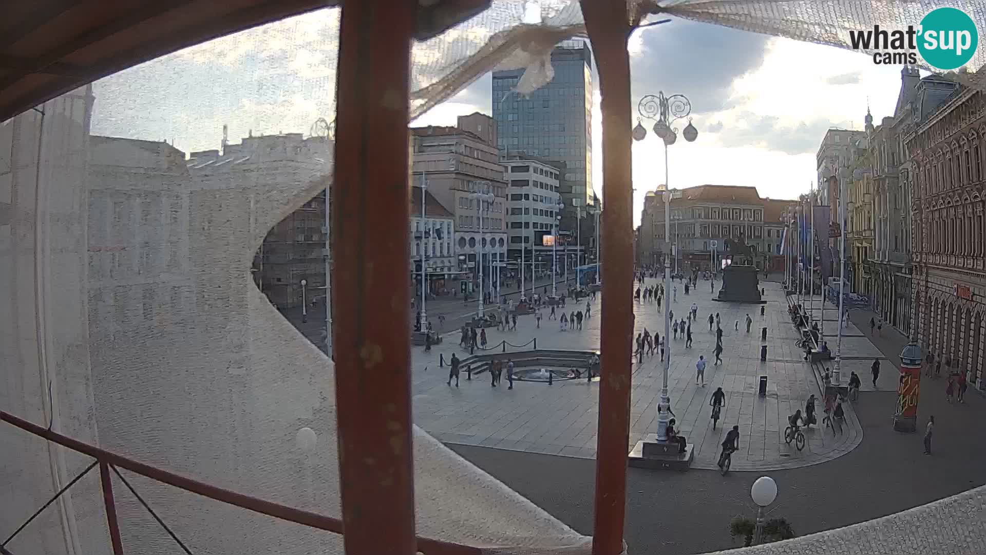 Zagabria Live Webcam piazza Bana Jelačić