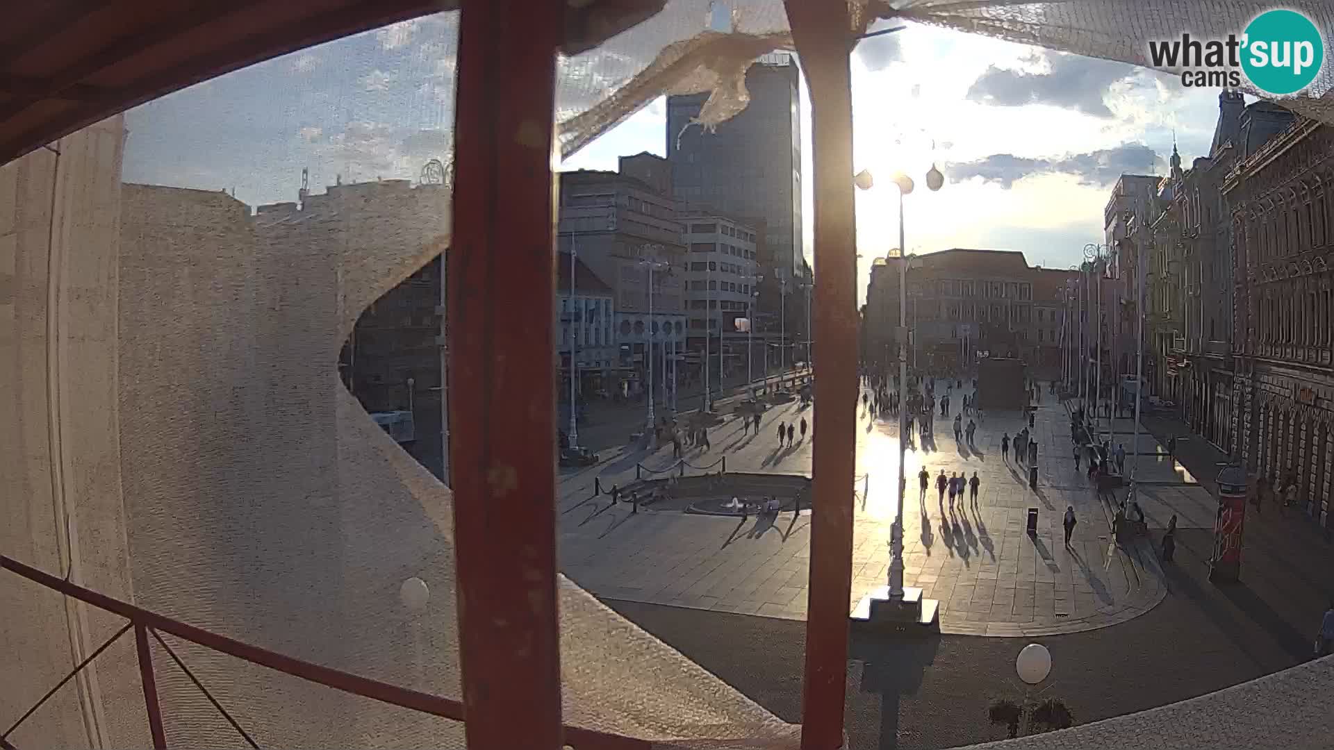 Zagreb camera en vivo plaza Bana Jelačić