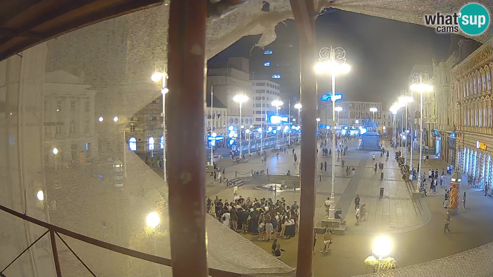 Zagreb camera en vivo plaza Bana Jelačić