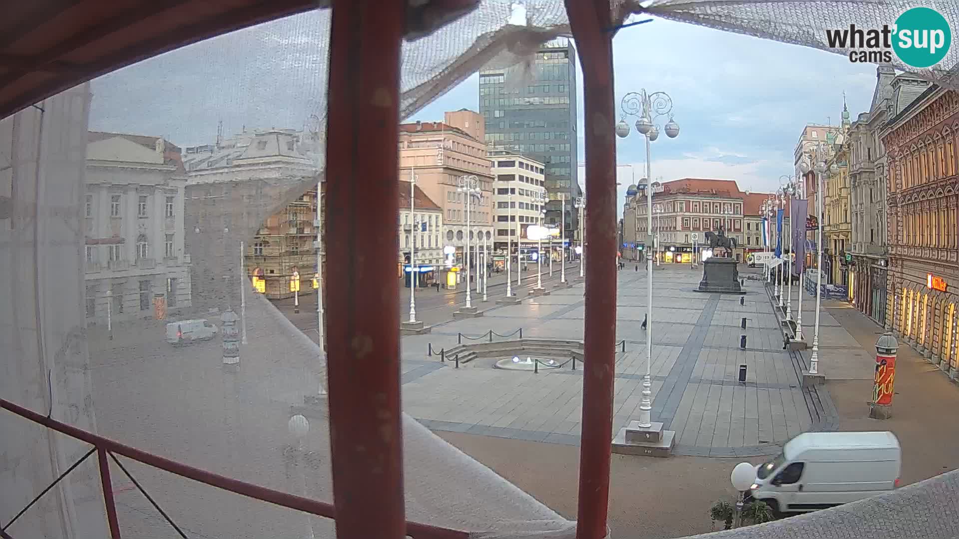 Zagreb camera en vivo plaza Bana Jelačić