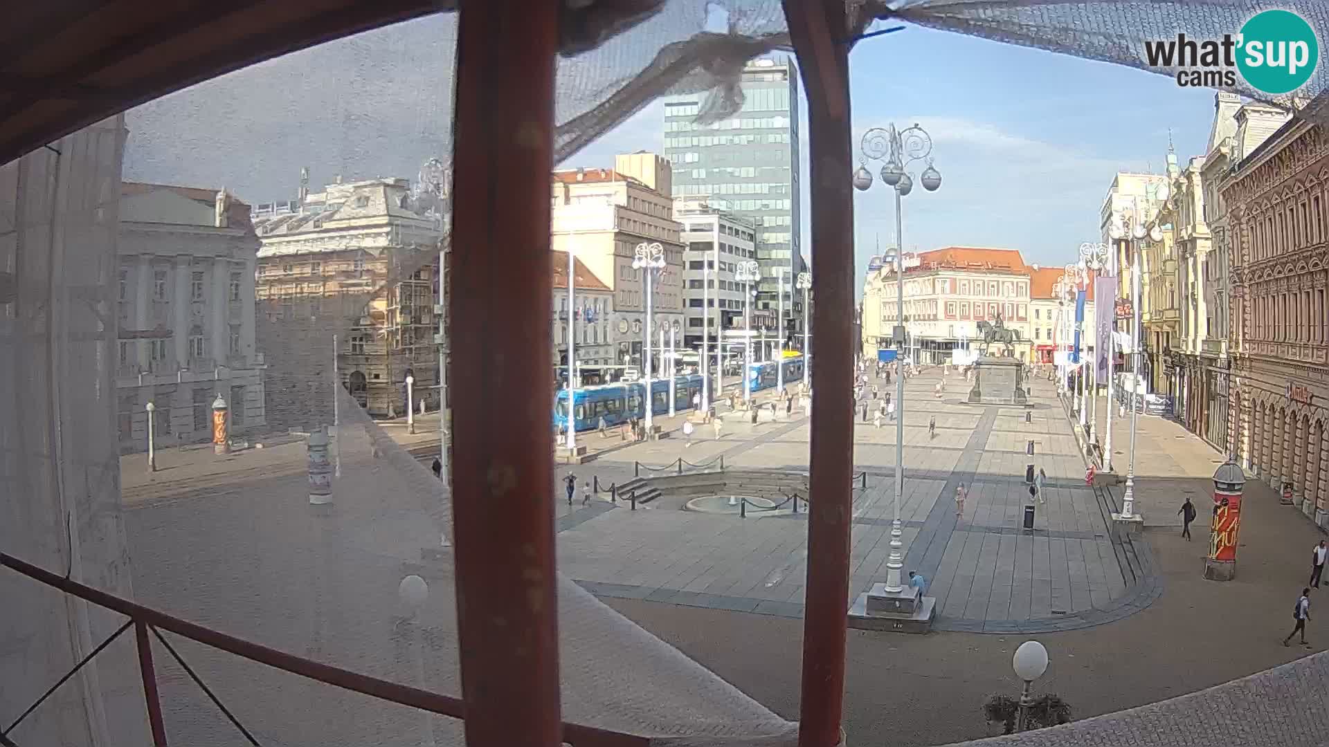 Zagabria Live Webcam piazza Bana Jelačić