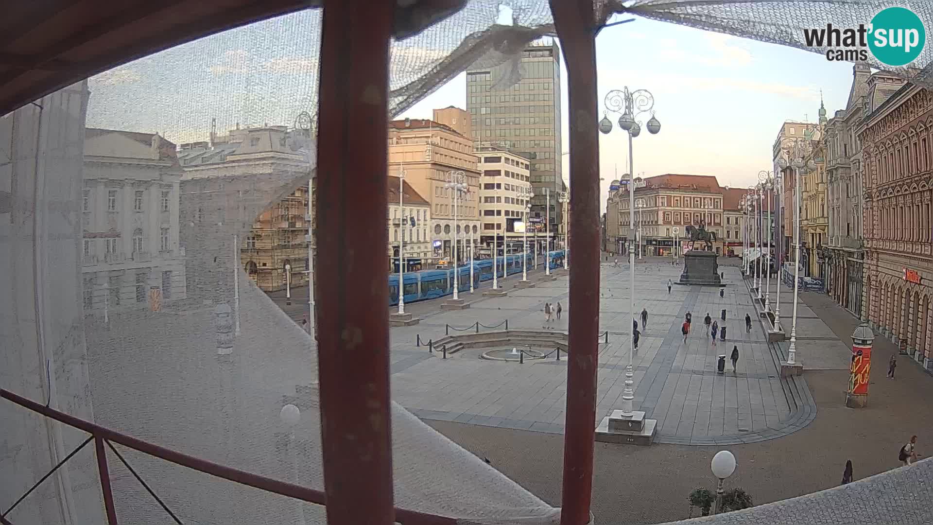 Zagabria Live Webcam piazza Bana Jelačić