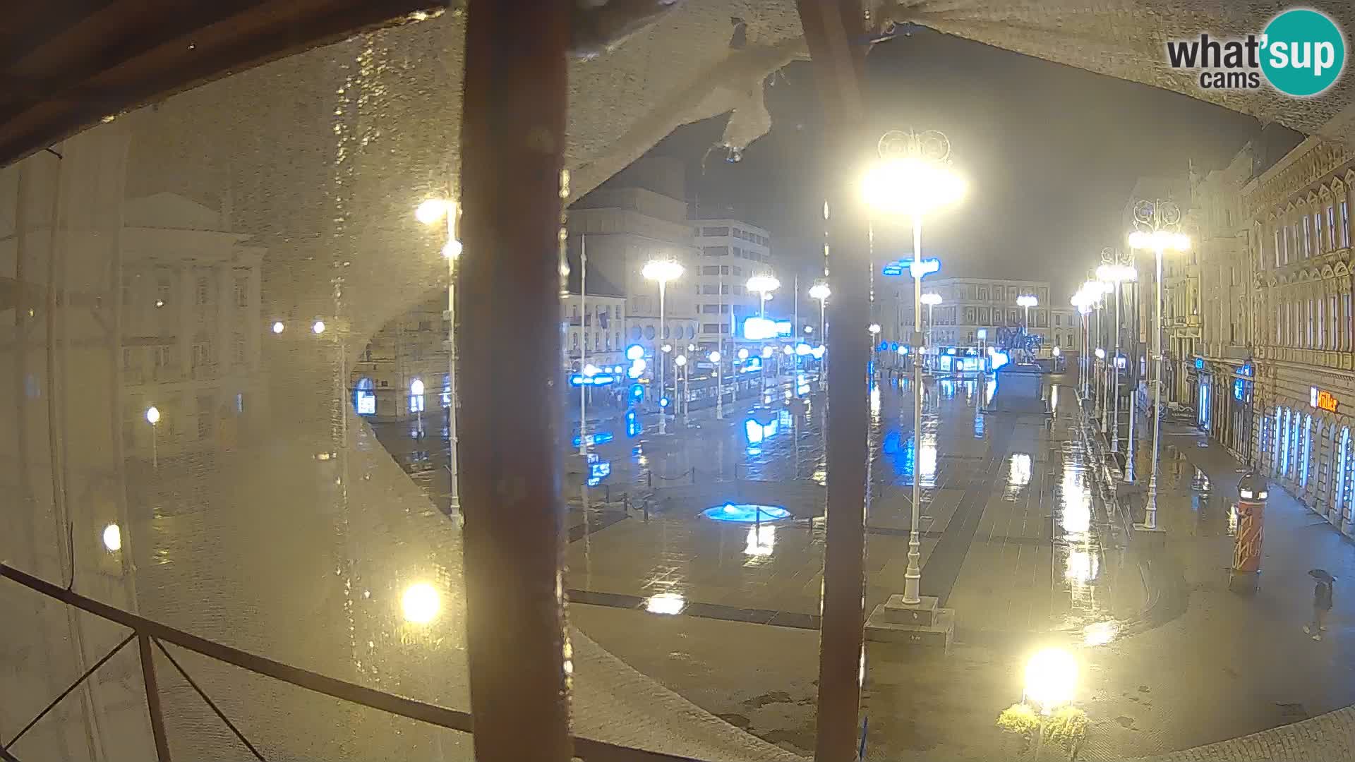 Zagreb camera en vivo plaza Bana Jelačić