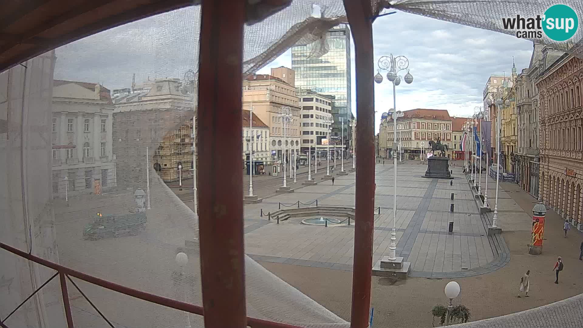 Zagreb camera en vivo plaza Bana Jelačić