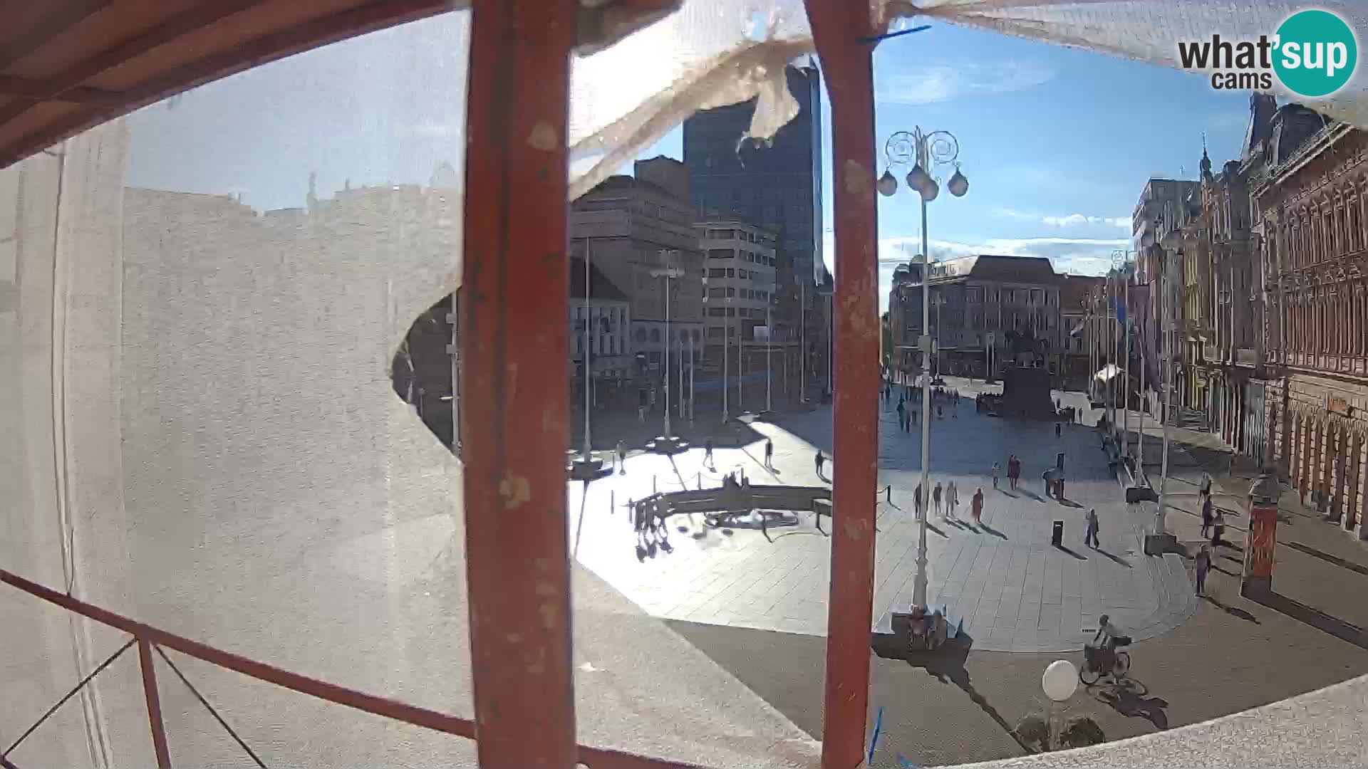 Zagreb Live Webcam Platz Bana Jelačić
