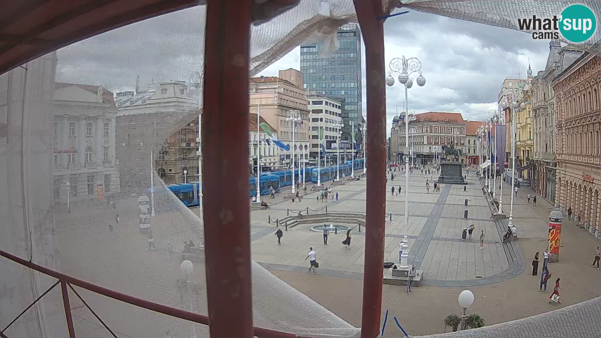 Zagabria Live Webcam piazza Bana Jelačić