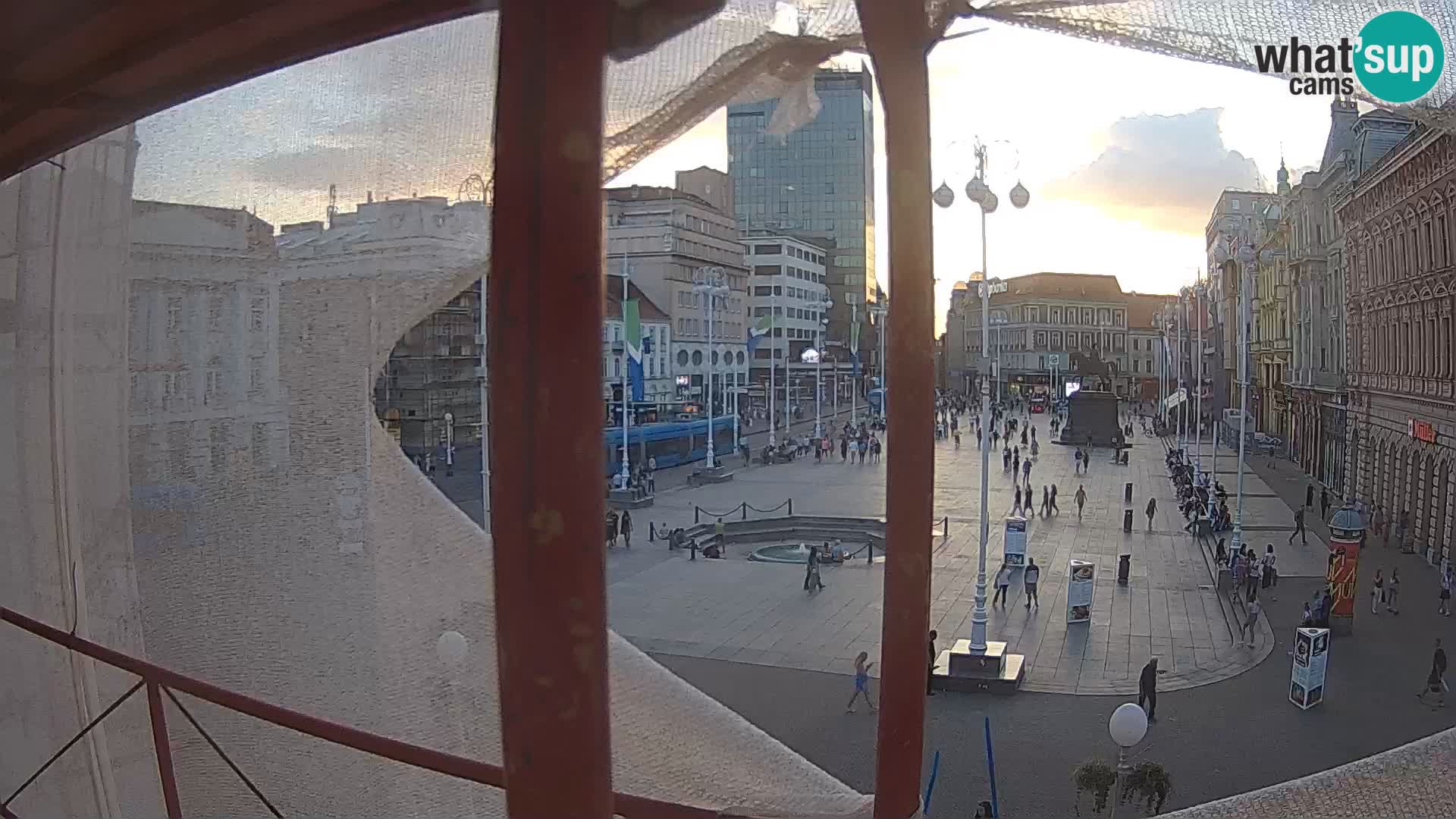 Zagreb camera en vivo plaza Bana Jelačić